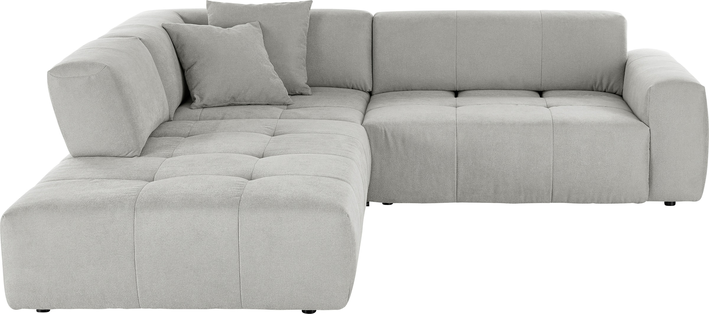 3C Candy Ecksofa »Yoshy Komfortsofa, bequem und modern, hochwertige Verarbeitungsdetails«, Zwei verschiedene Sitztiefen durch verstellbare Rückenlehne, L-Form