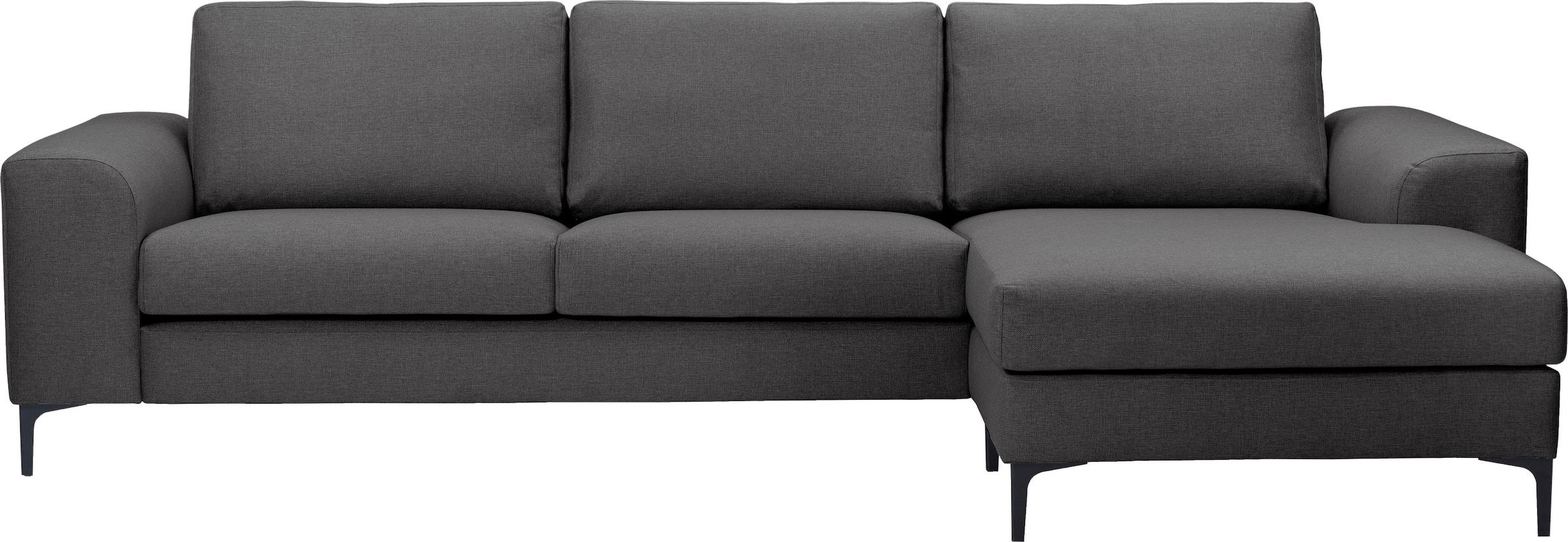 INOSIGN Ecksofa »Henry«, mit Metallbeinen, in modernem Design