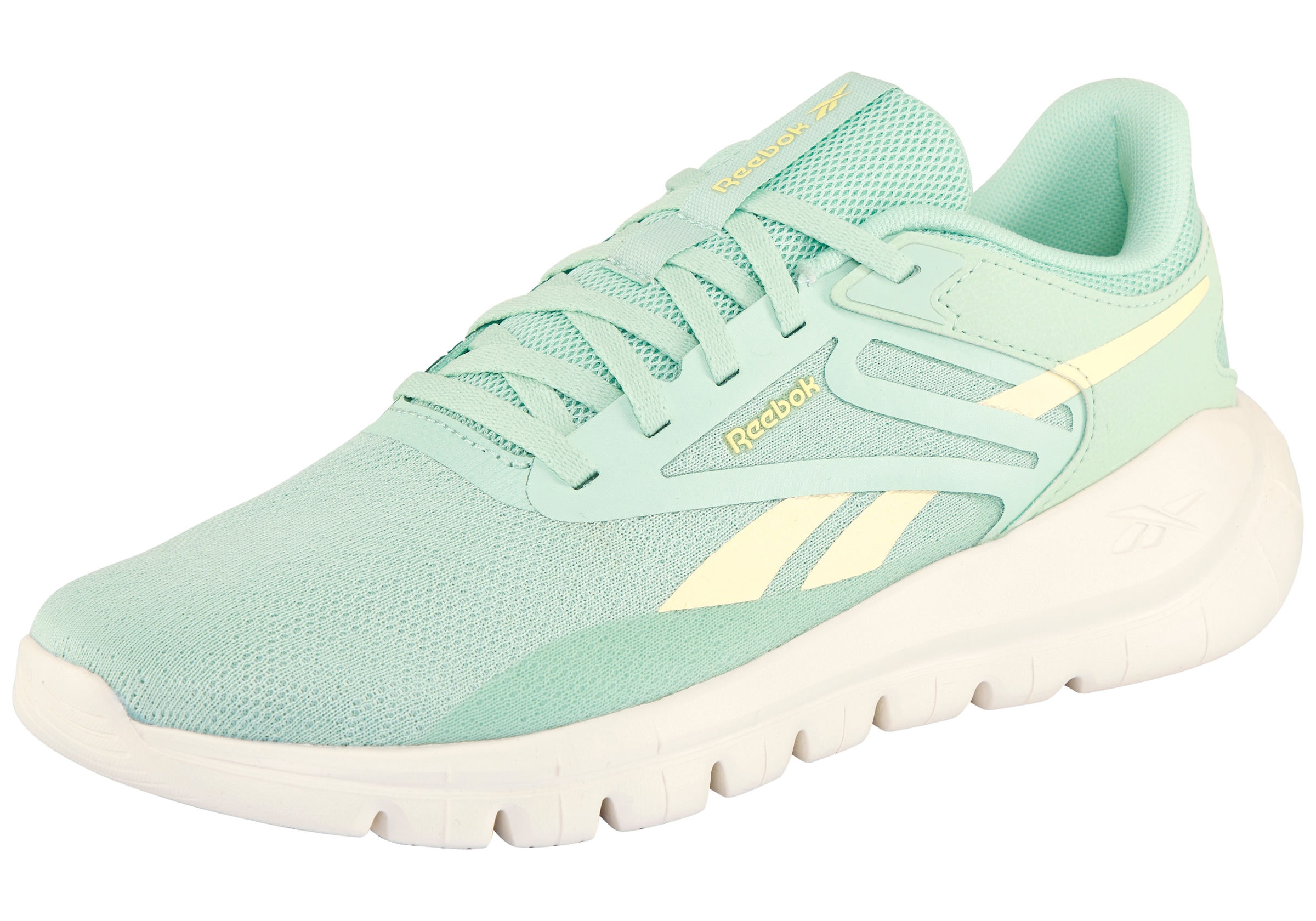 REEBOK Damen Trainingsschuh "SPLIT FLEX", Gr. 40glitch aqua, chalk, gelb haze, Synthetik, Textil, Schuhe