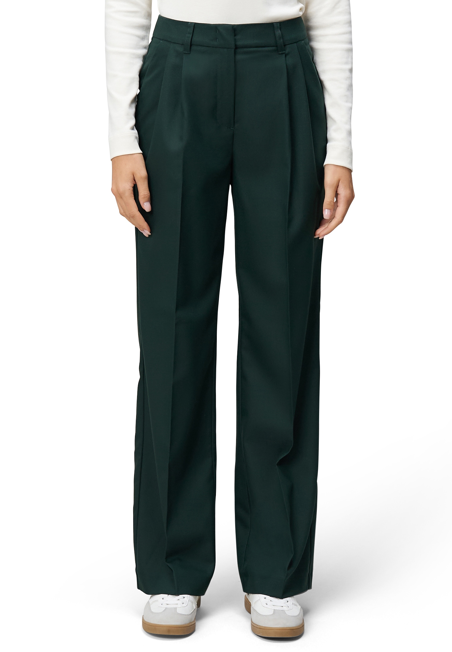 Zero Stoffhose "zero Damen Hose mit Bundfalten 32 Inch", weiteres Detail günstig online kaufen