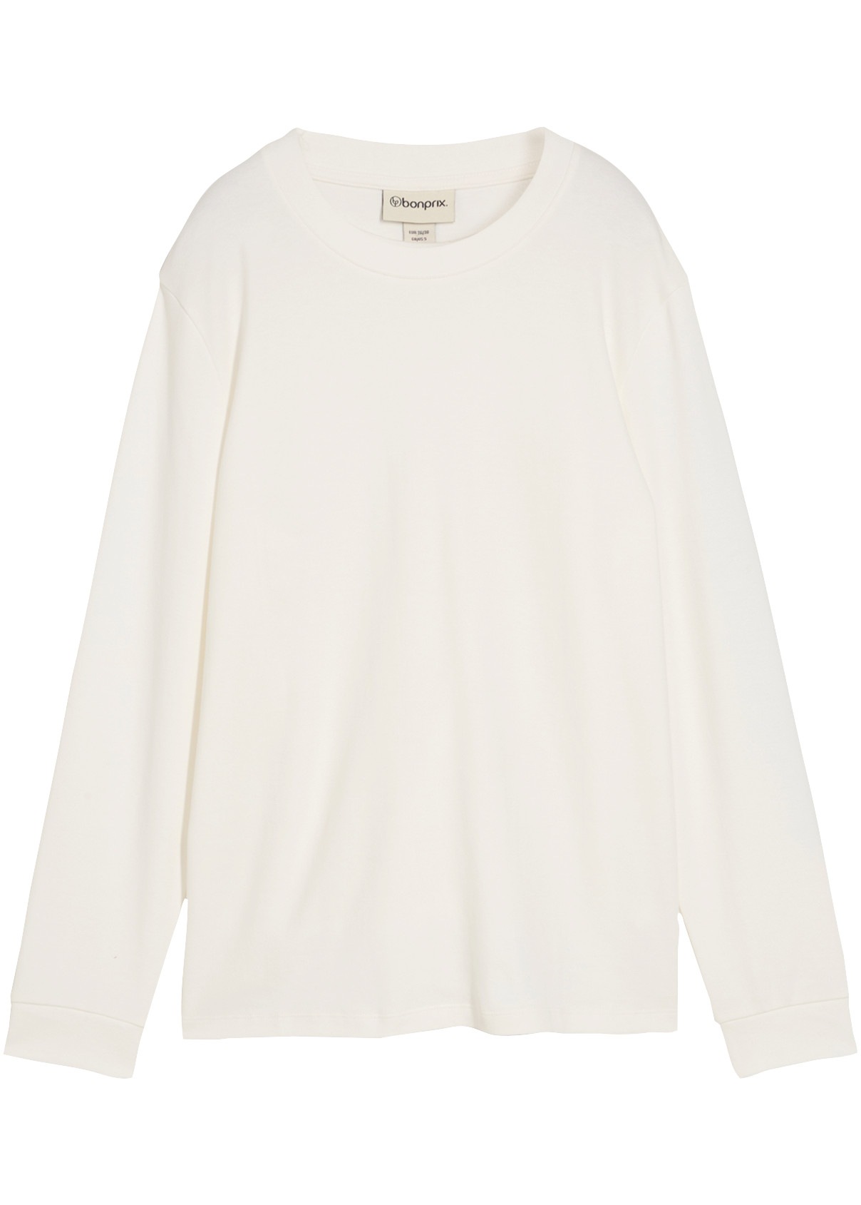 bonprix Langarmshirt Oversize-Passform, aus reiner Baumwolle, im Casual-Stil