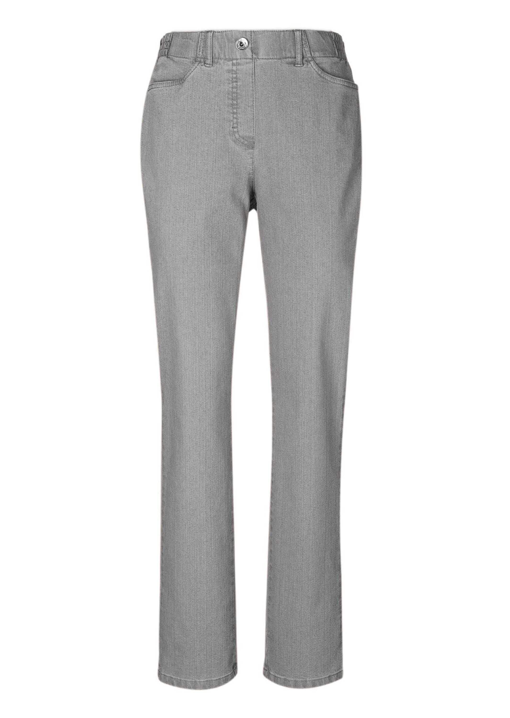 GOLDNER Regular-fit-Jeans "Klassische Jeansschlupfhose MARTHA" Dehnbar in jede Richtung