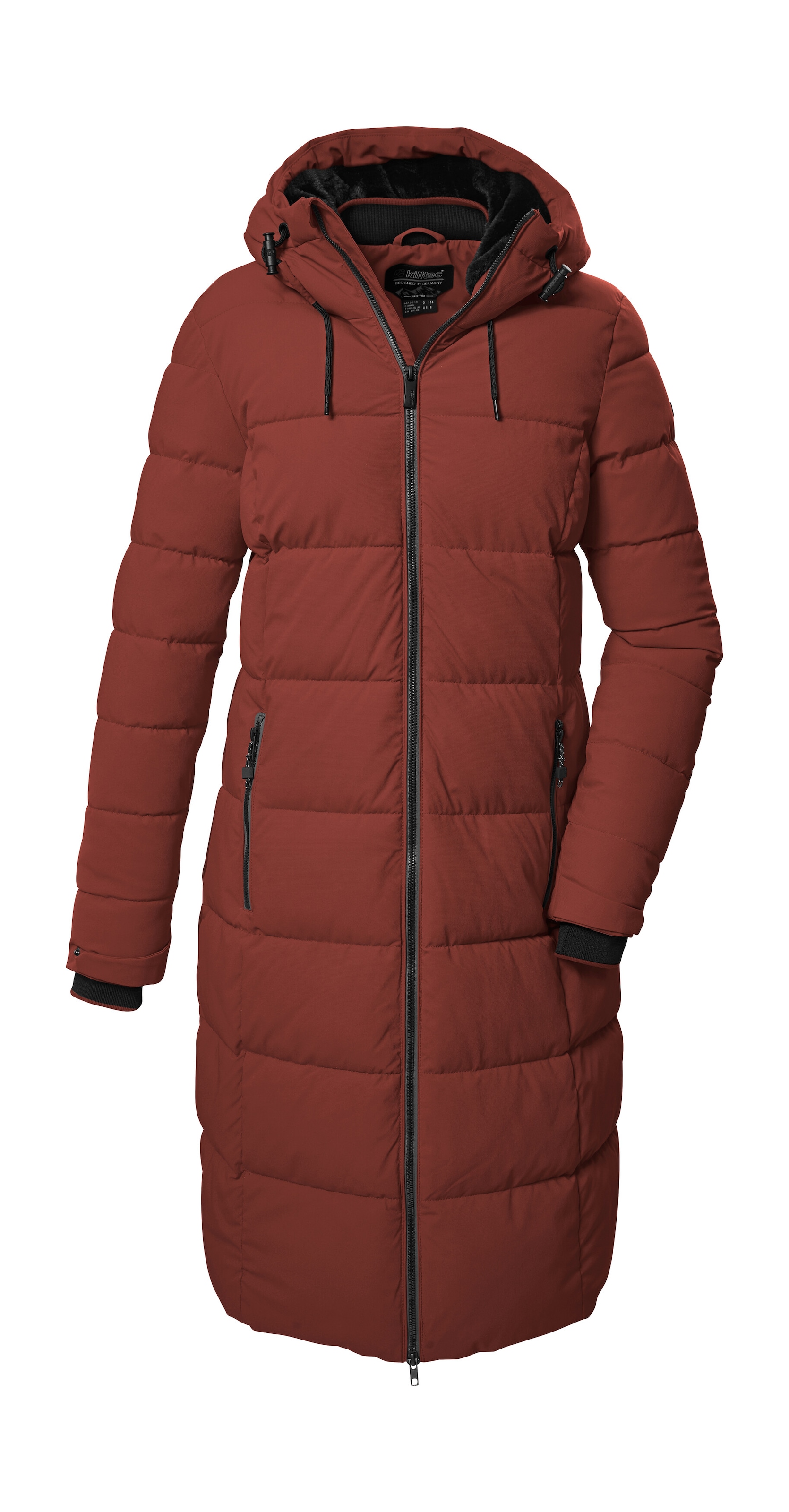 Killtec Steppmantel "KOW 56 WMN QLTD CT" Winddichter, wasserabweisender Wintermantel mit regulierbarer Kapuze