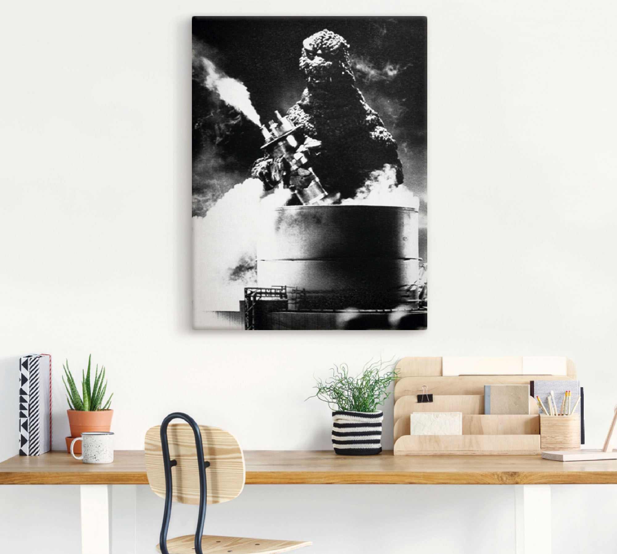 Artland Wandbild "Godzilla III", Film, (1 St.), als Leinwandbild, Poster in günstig online kaufen