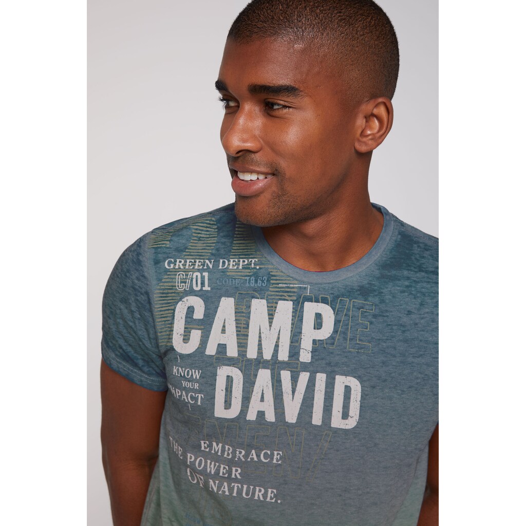 CAMP DAVID Rundhalsshirt