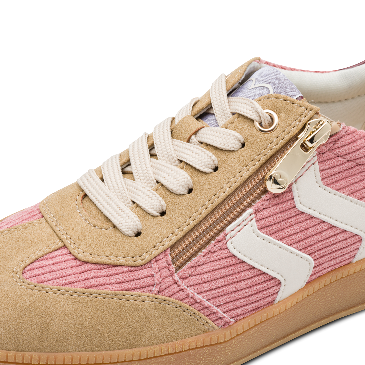 MARCO TOZZI Plateausneaker, Freizeitschuh, Halbschuh, Schnürschuh mit Kontrastbesätzen