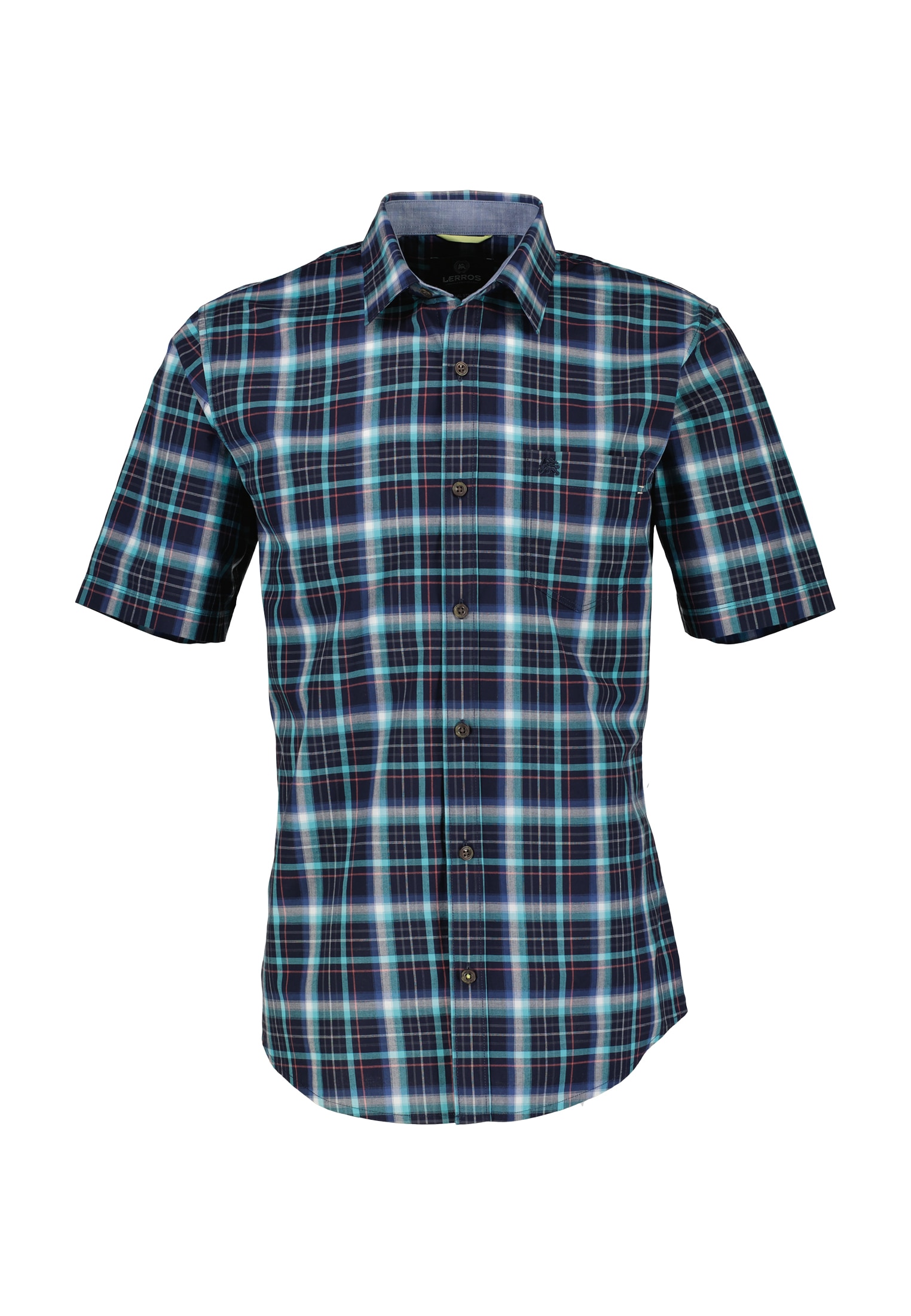 LERROS Kurzarmhemd »LERROS Halbarmhemd *Poplin Check*«