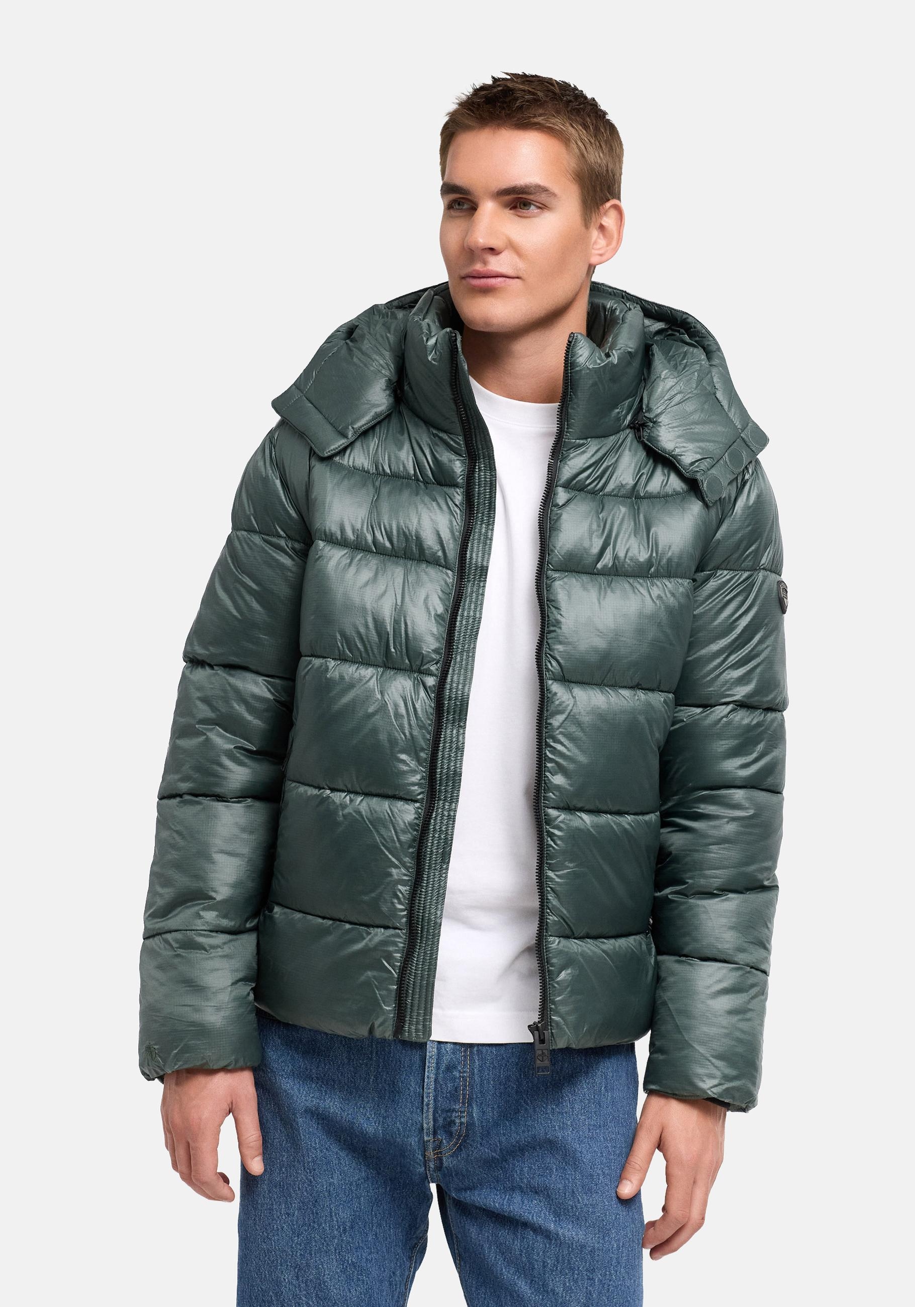 Stone Harbour Steppjacke "Ezioo XX" mit Kapuze Herren Winterjacke mit magnetischen Knöpfen