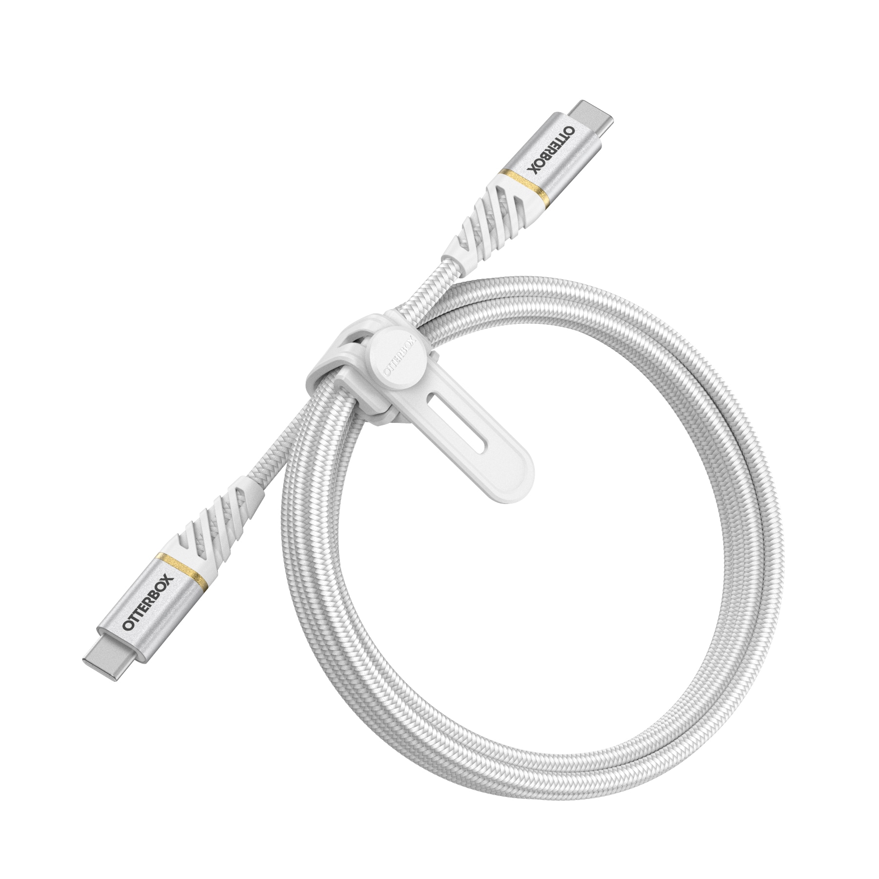 Otterbox USB-Kabel »verstärktes, umflochtendes Premium USB-C Kabel«, USB Typ C-USB Typ C, 100 cm, Ladekabel für iPhone und iPad, Ultra-Robust und flexibel