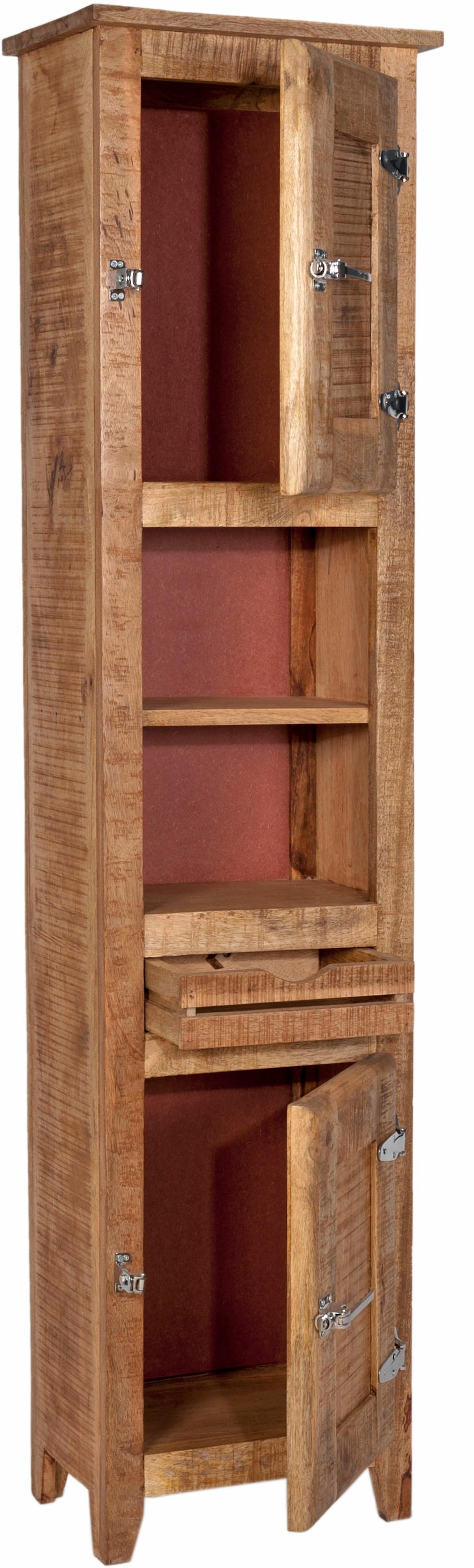 SIT Hochschrank Antik-Look Kühlschrankgriffen, | »Frigo«, kaufen im Höhe Mangoholz cm mit BAUR 187