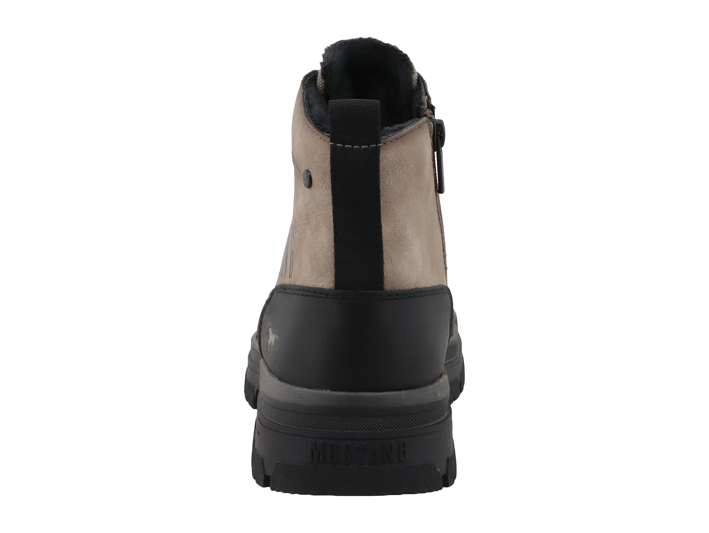 Mustang Shoes Schnürboots »Stiefelette«  Schnürstiefelette mit Kontrastbesatz und Ziernähten