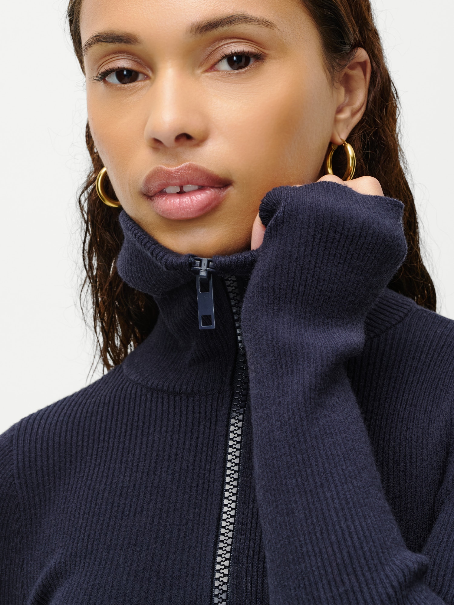 LeGer Langarmbody »Heidi, LeGer by Lena Gercke« mit Reißverschluss, körpernah, mit Kragen