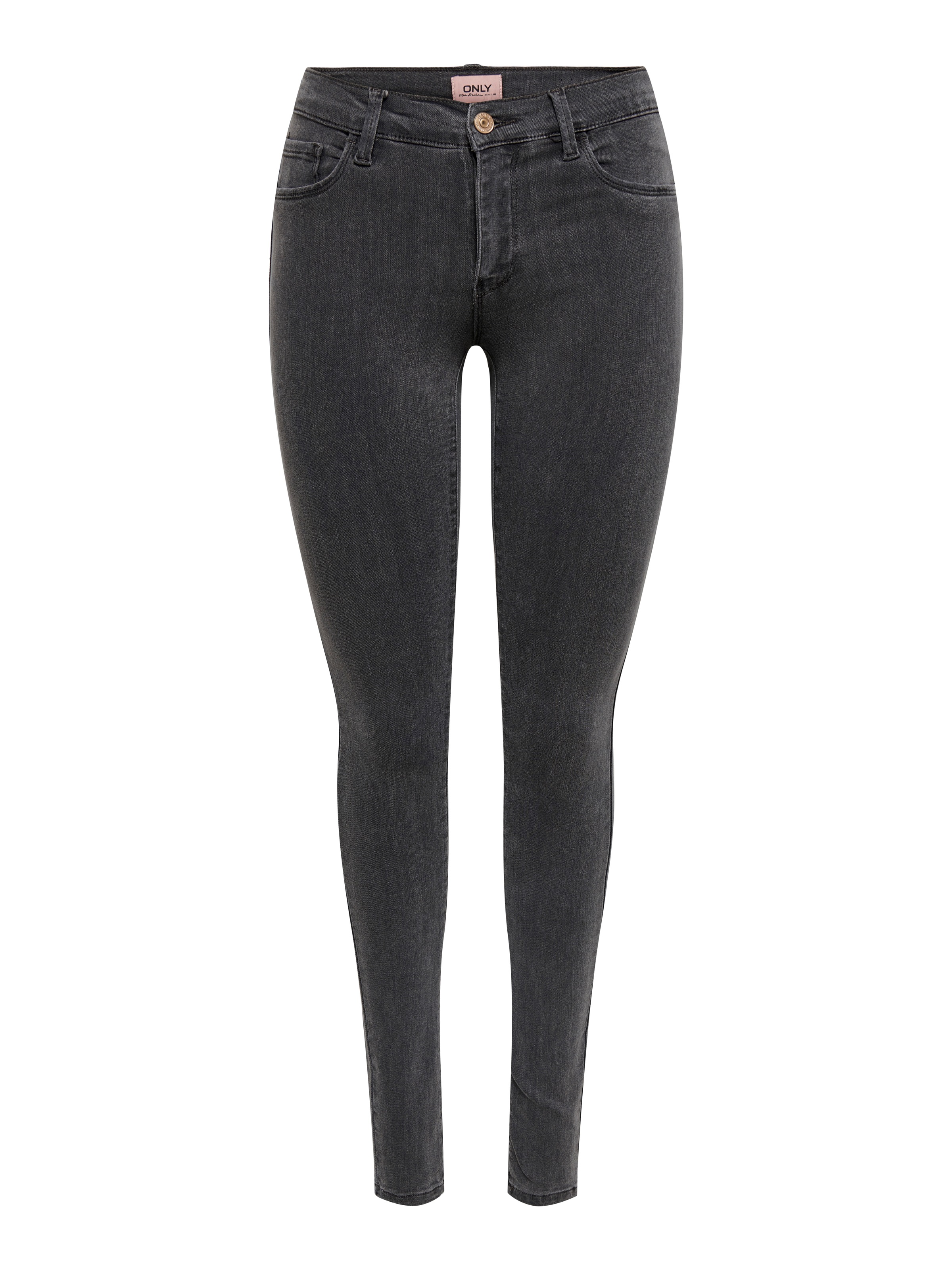 ONLY Skinny-fit-Jeans "ONLRAIN REG SKINNY JEANS DNM CRYOD655" Materialmix, regular fit