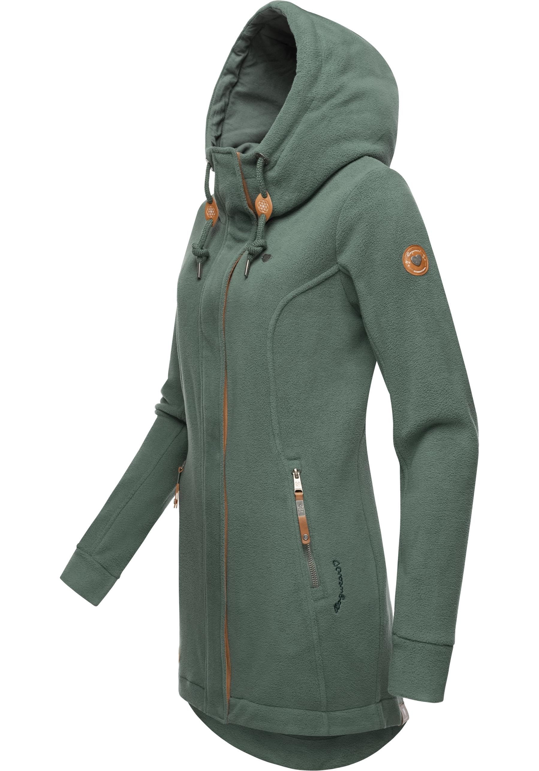 Ragwear Parka »Letti Fleece«, mit Kapuze, Sportliche Damen Fleecejacke mit Kapuze