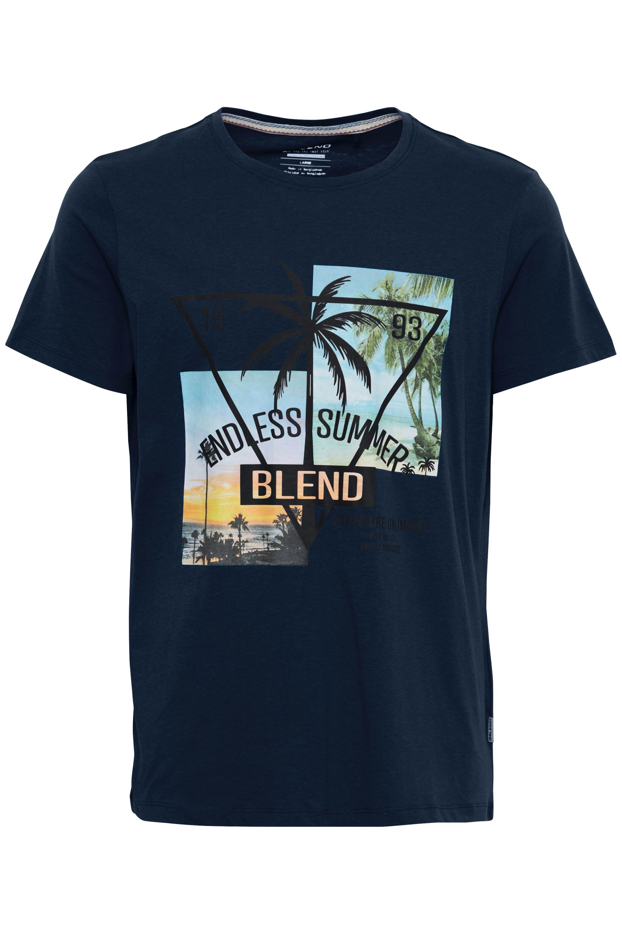 Blend T-Shirt "BHTee", Basic T-Shirt mit Rundhalsausschnitt günstig online kaufen
