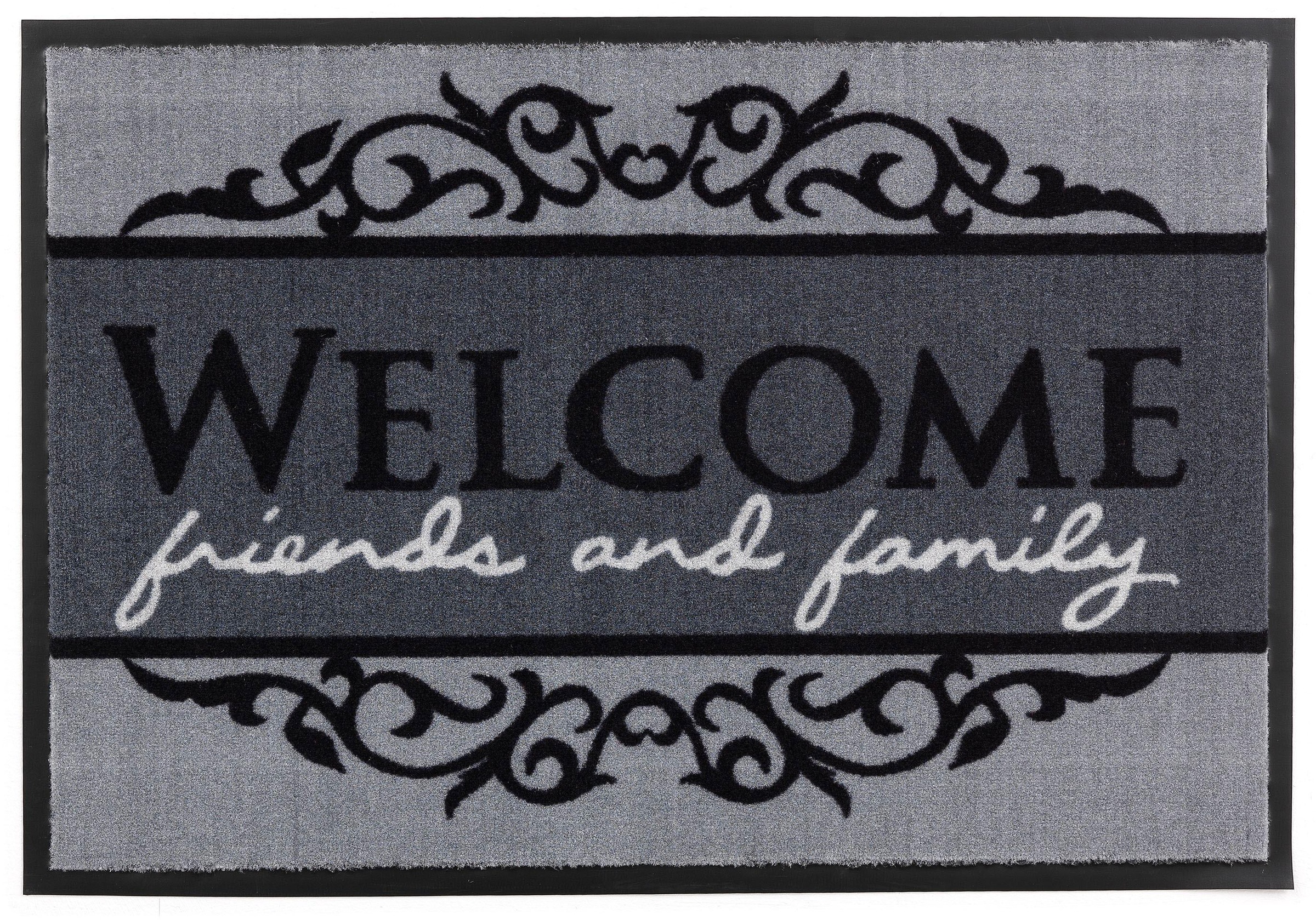 ASTRA Homelike 004 Welcome Doormat Grey 50x70cm