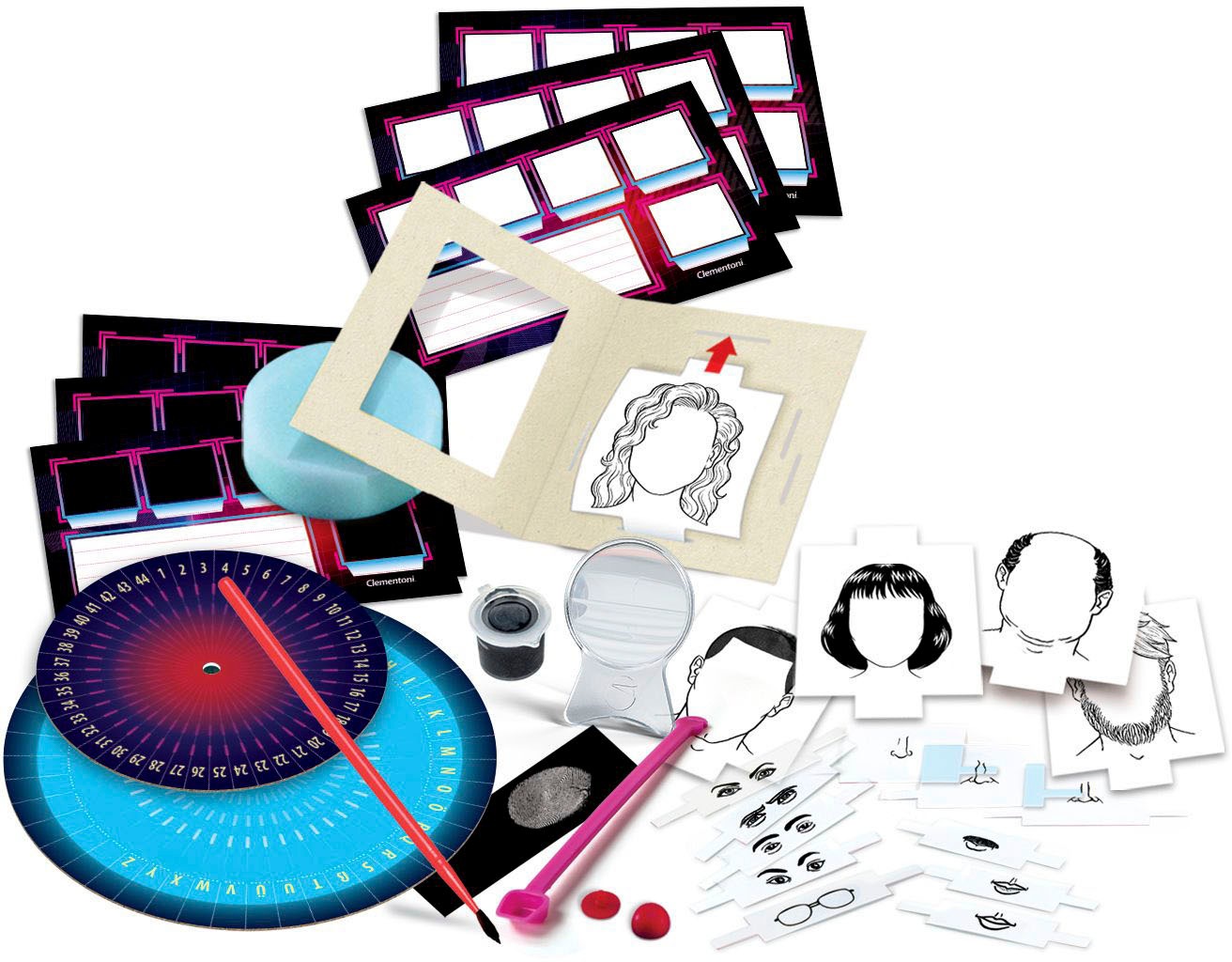 Clementoni® Experimentierkasten »Galileo, Mein Kriminal-Labor«, Made in Europe