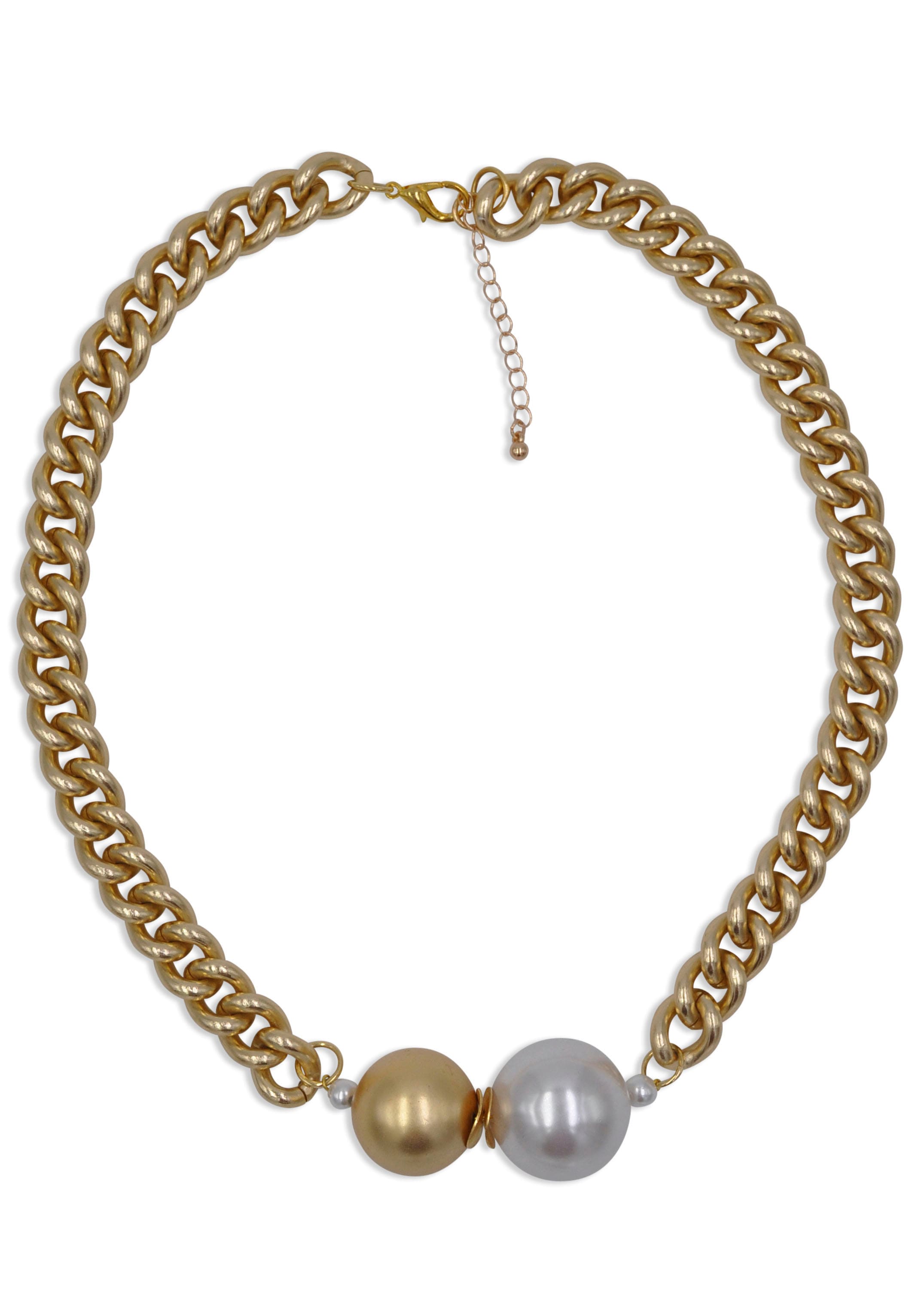 Firetti Collier »Chunky Pearl«, mit Kunststoffperle