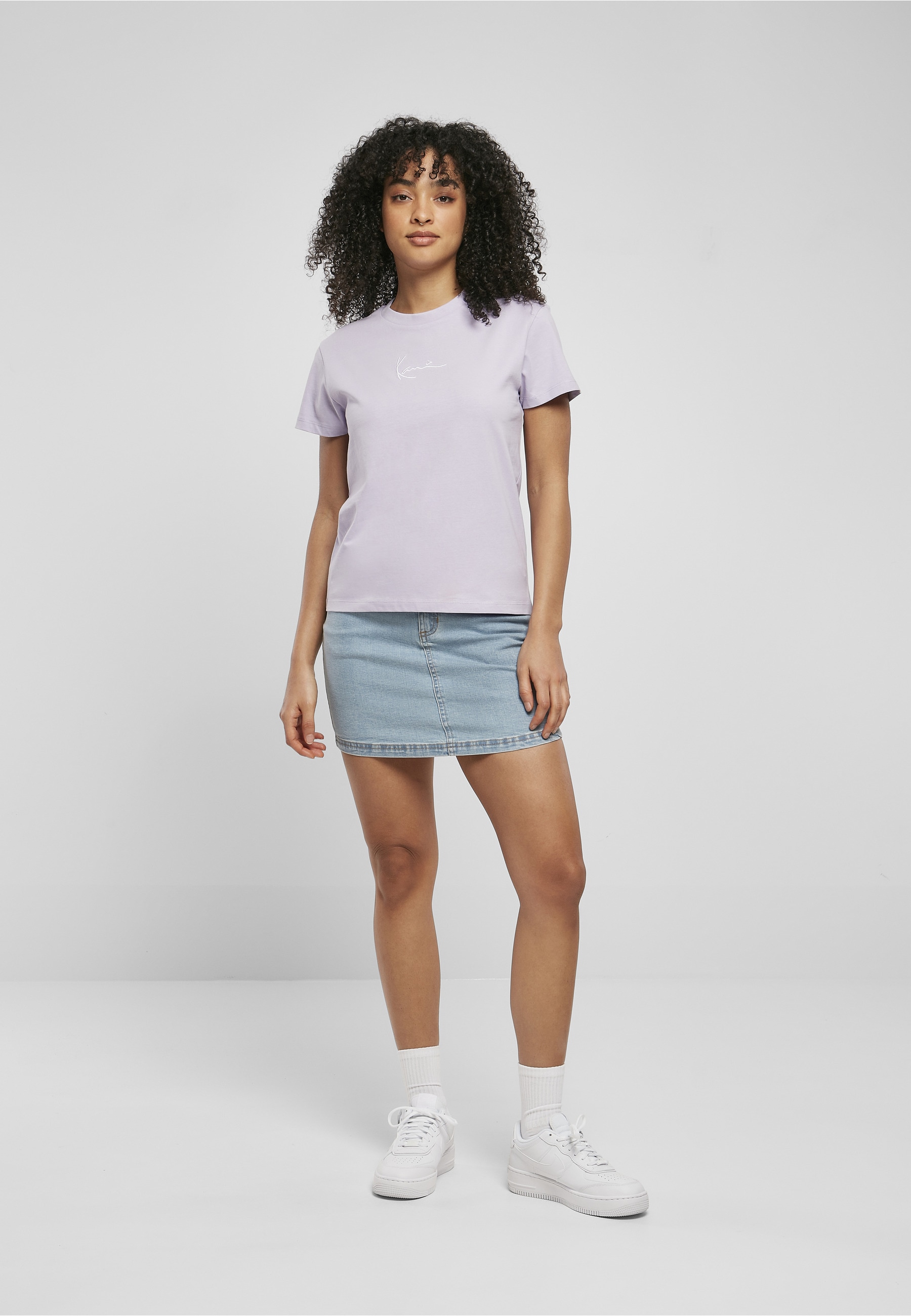 Karl Kani T-Shirt »Karl Kani Damen KW221-001-1 Small Signature Tee purple« 1 Stk.