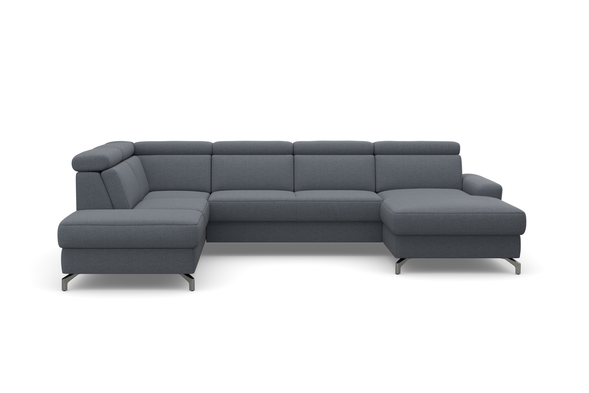 sit&more Wohnlandschaft "Scarlett U-Form" inklusive Kopfteilverstellung, optional Schlaffunktion & Bettkasten