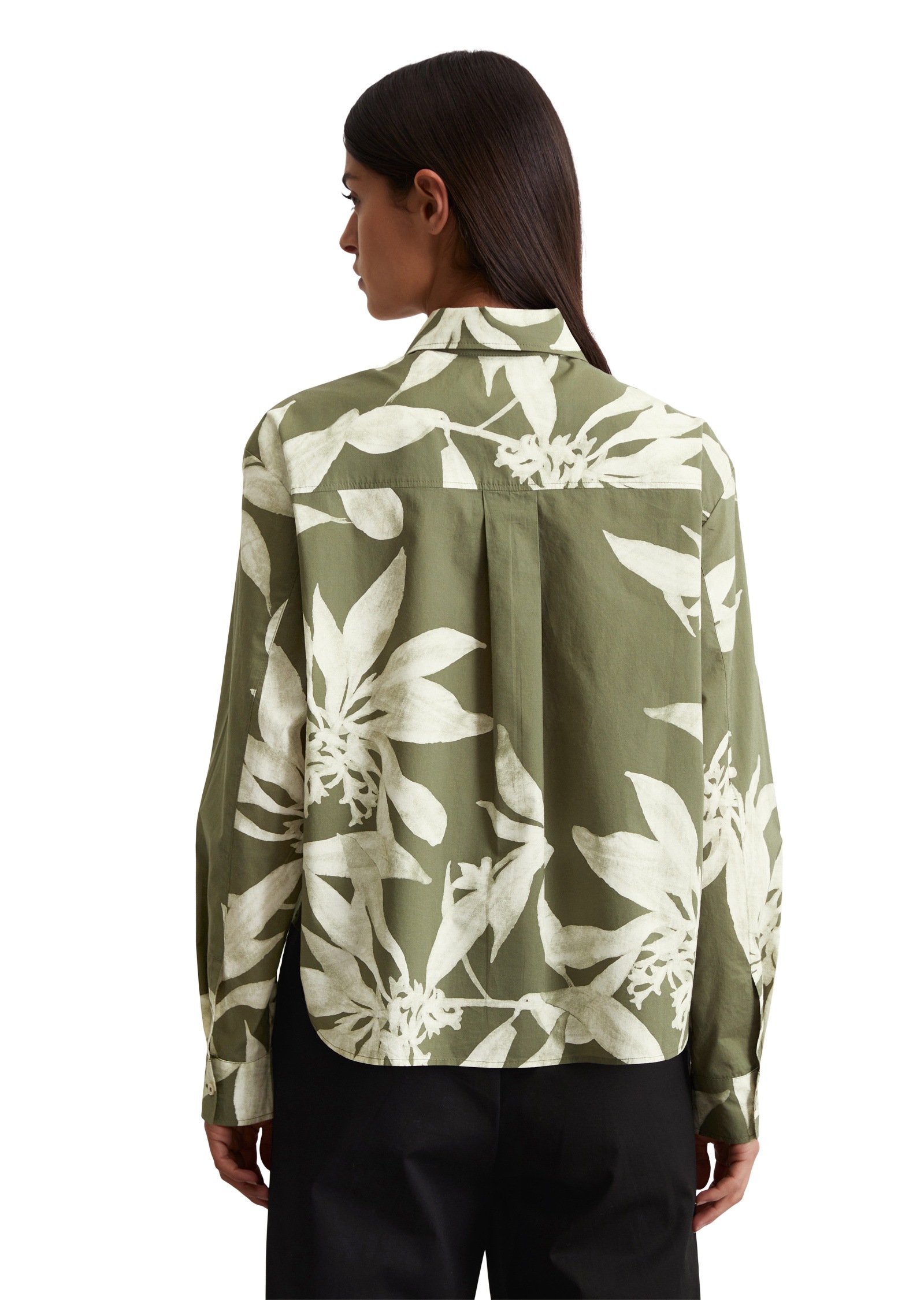 Thumbnail - Marc OPolo Langarmbluse "aus Papertouch-Popeline"