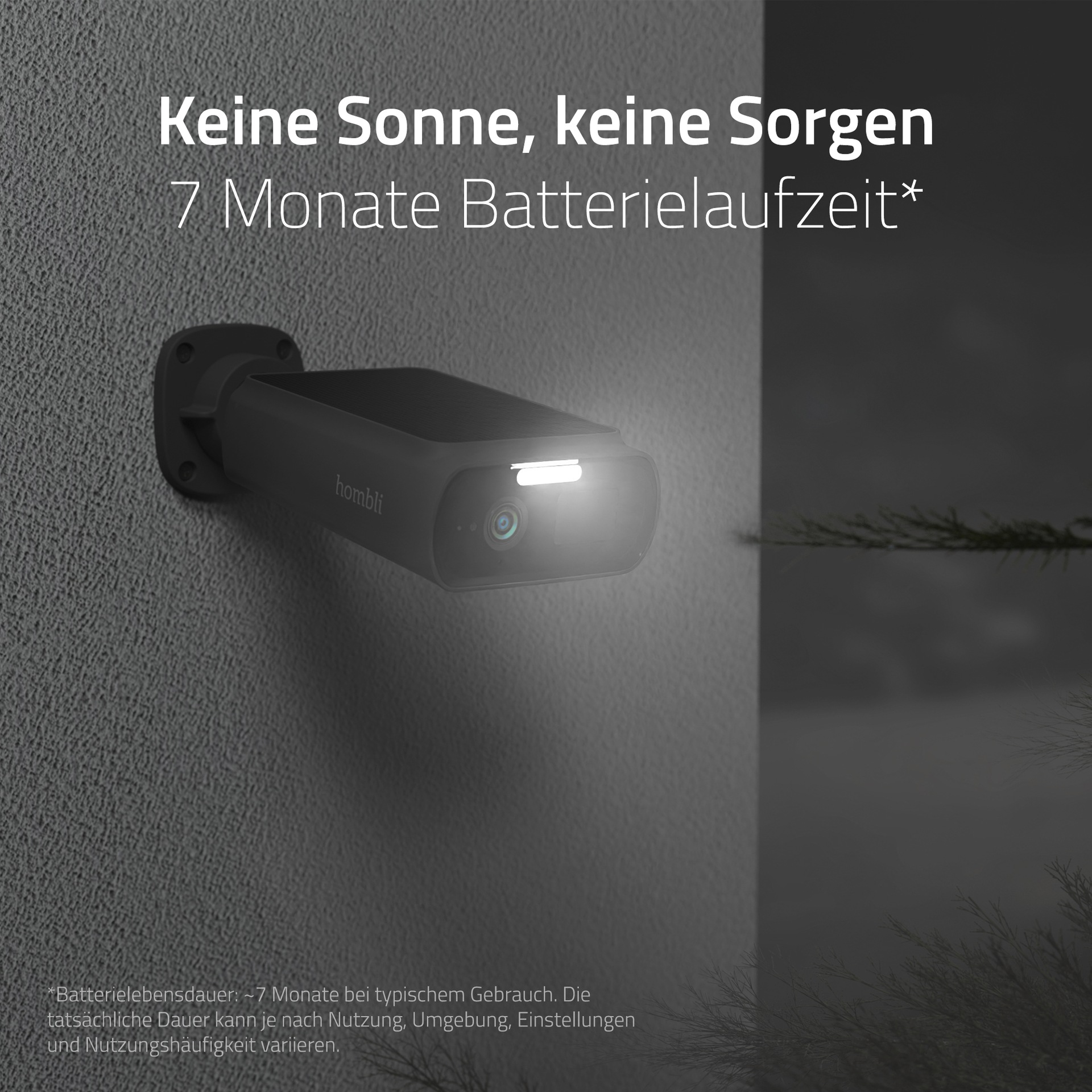 Hombli Überwachungskamera »Smart Solar Cam«, Außenbereich