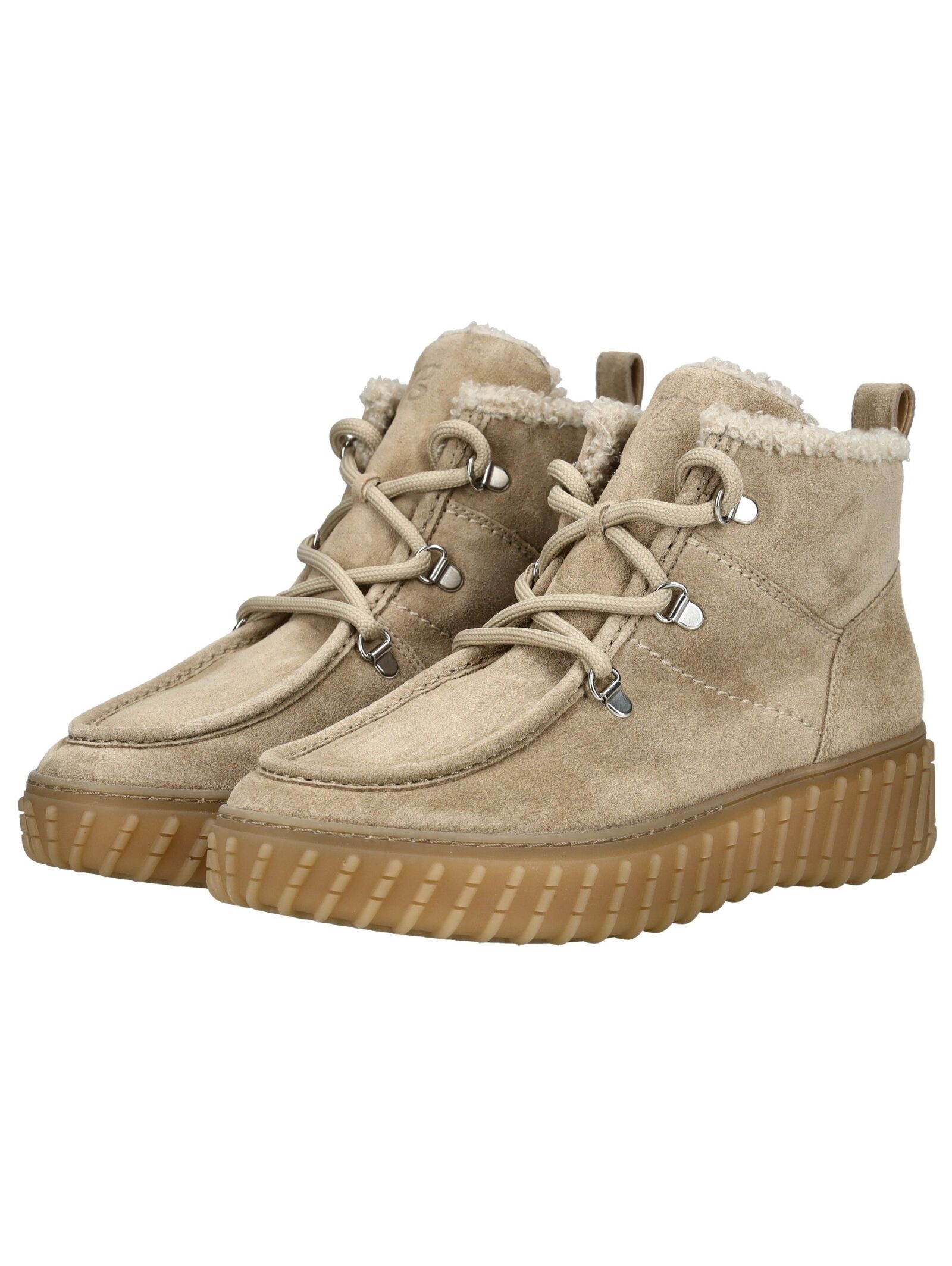Paul Green Schnürstiefelette »Paul Green Stiefelette Veloursleder«