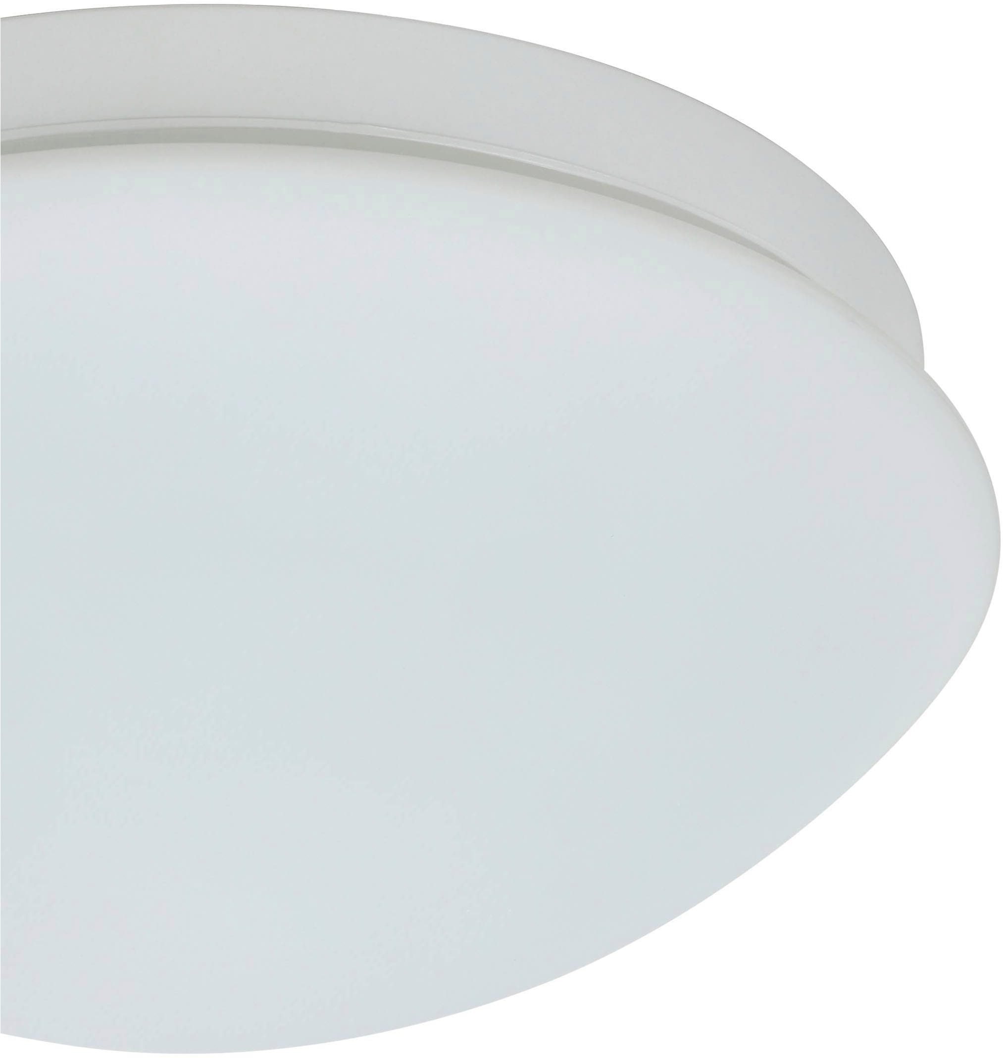 EGLO Deckenleuchte »Bari-M Deckenlampe, Badezimmer Lampe, Flurlampe Decke, E27, IP44« E27 1 Stk. Deckenleuchte, Glas, Kunststoff, BadezimmerLampe, Flurlampe, E27, IP44