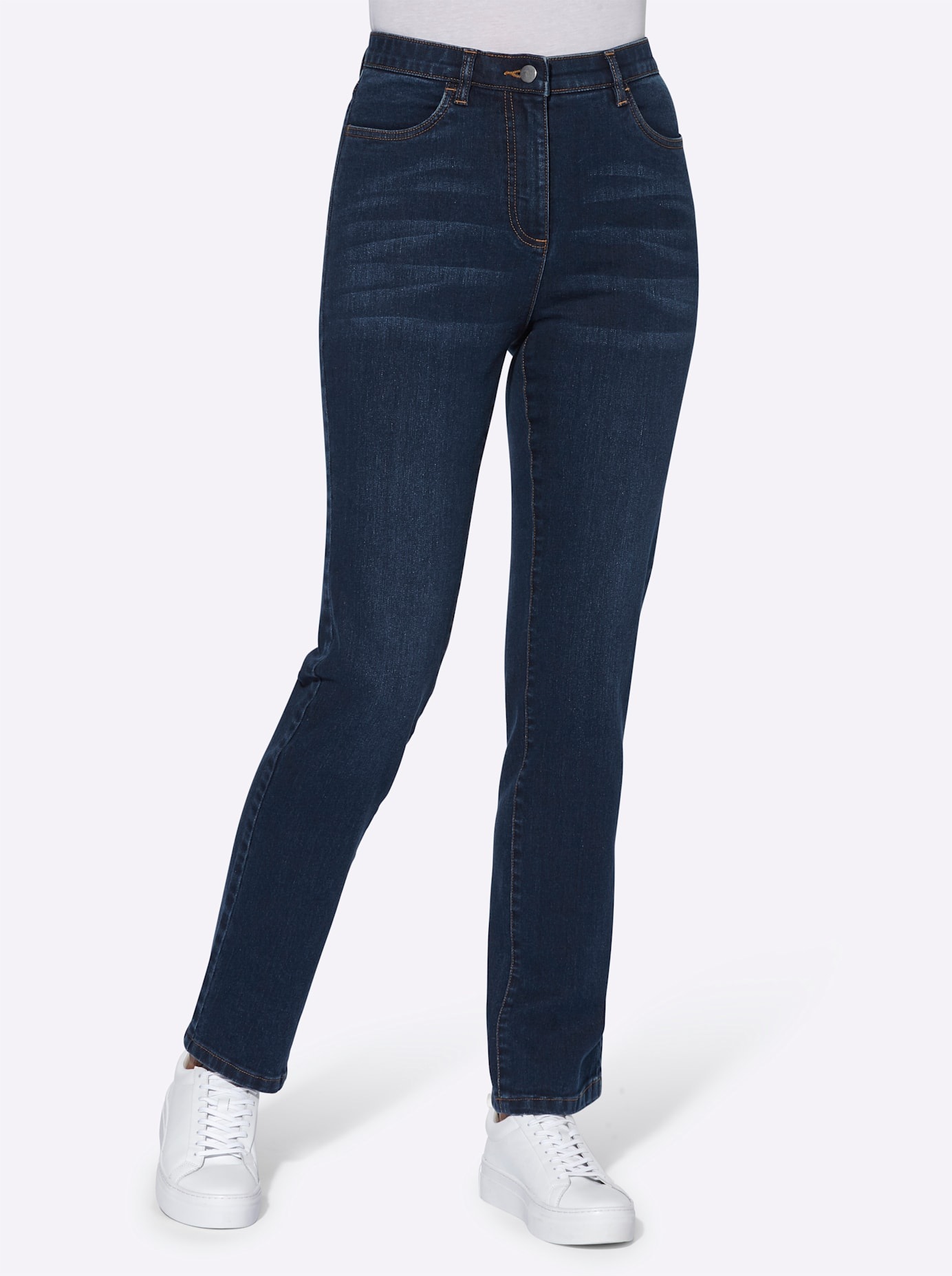 Classic Basics High-waist-Jeans 1 Stk. günstig online kaufen