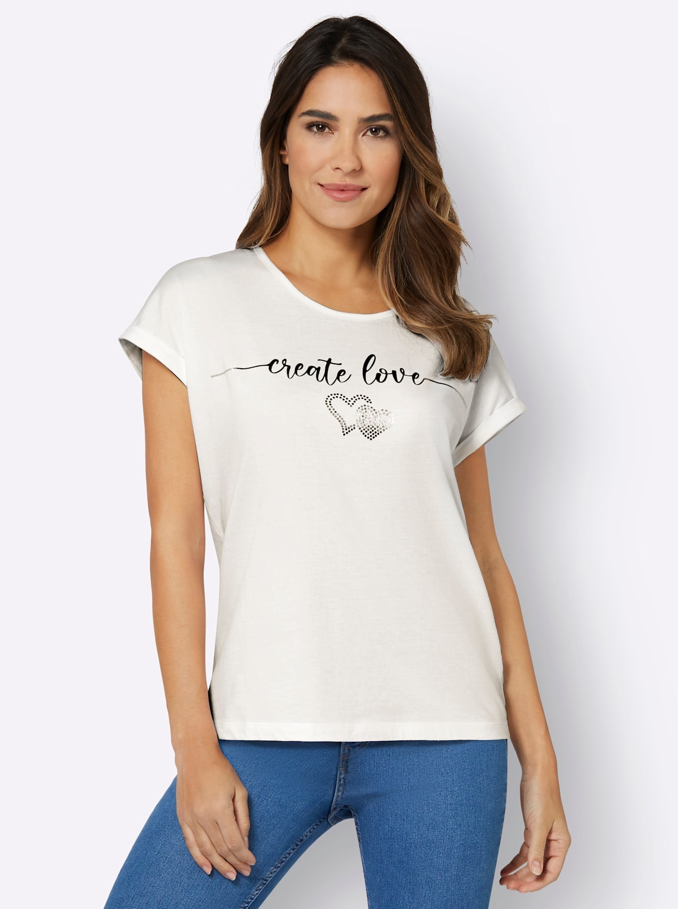 Classic Basics Rundhalsshirt "Rundhals-Shirt" 1 Stk. tlg. günstig online kaufen