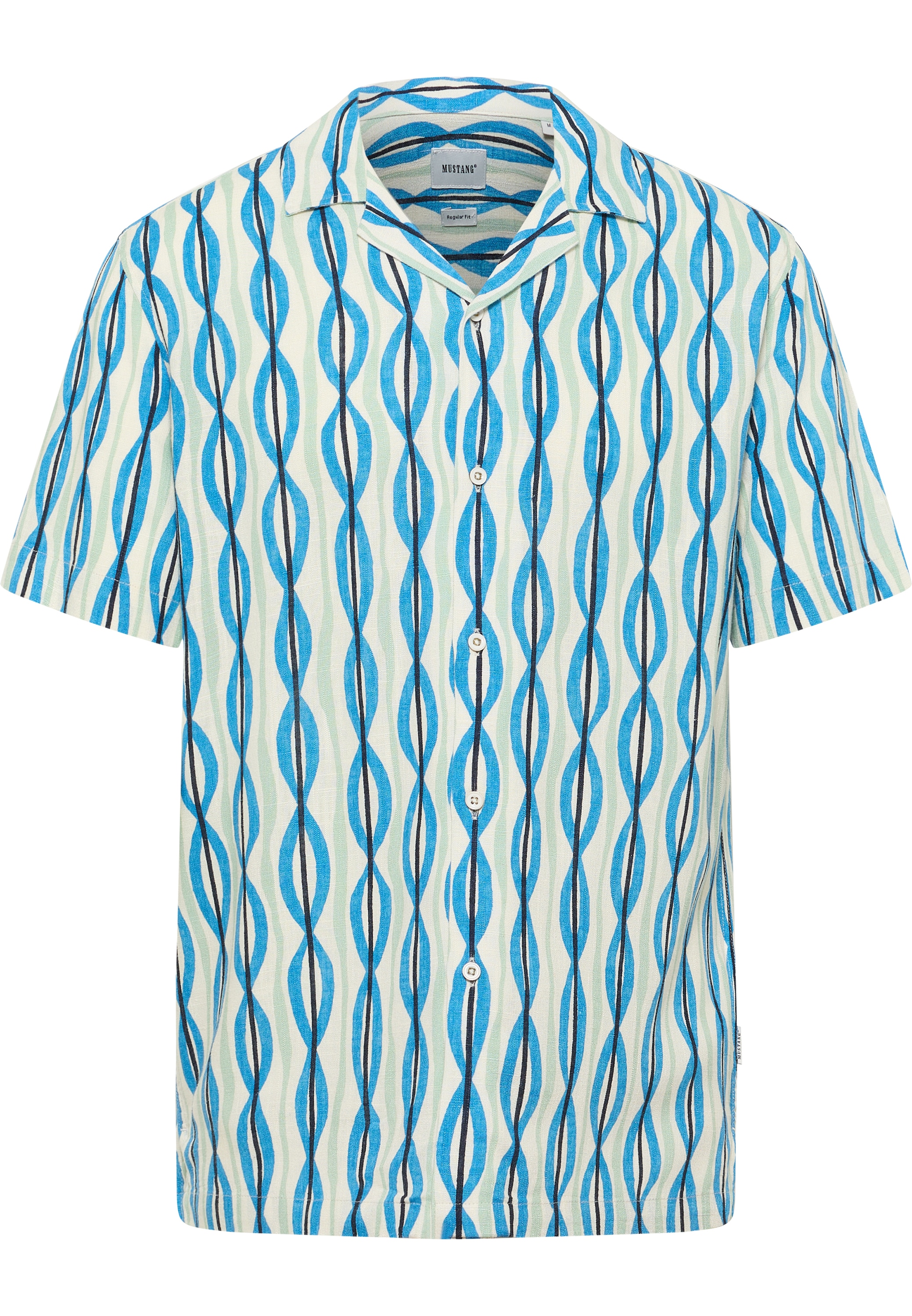 MUSTANG Kurzarmhemd "Herren Style Layton" günstig online kaufen