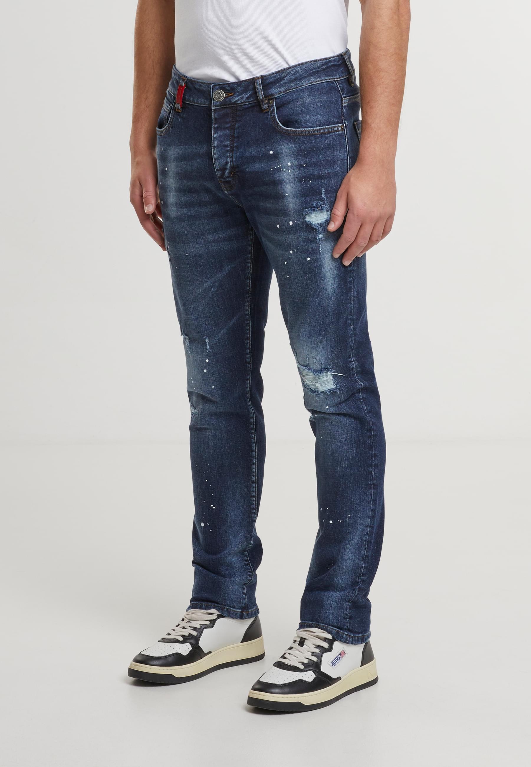 2Y Premium Bequeme Jeans »2Y Premium 2Y CARLOS DESTROYED SLIM FIT JEANS«