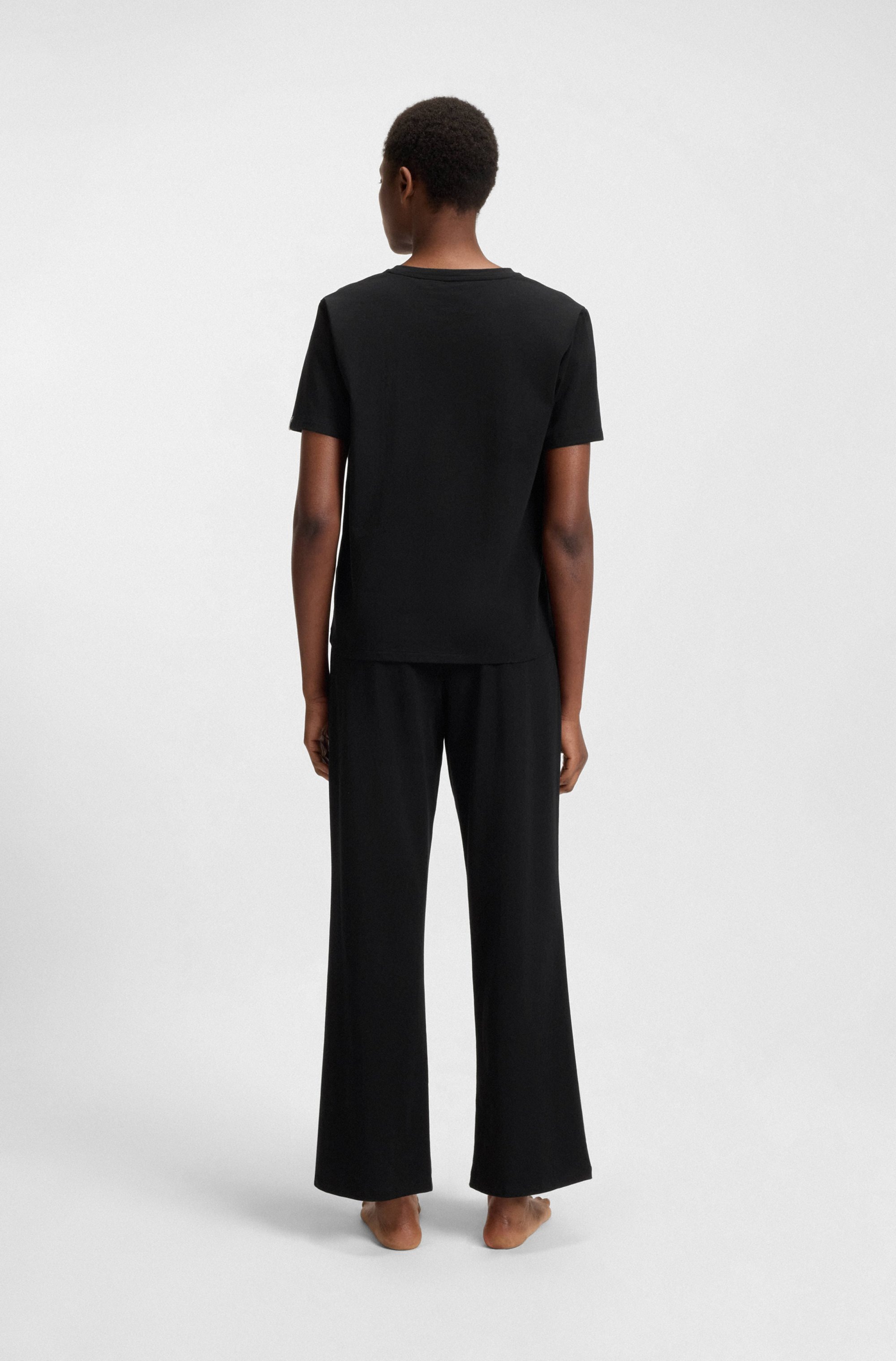 BOSS Schlafanzug "CI Short Set" 2 tlg. zweifarbig, Rundhals günstig online kaufen