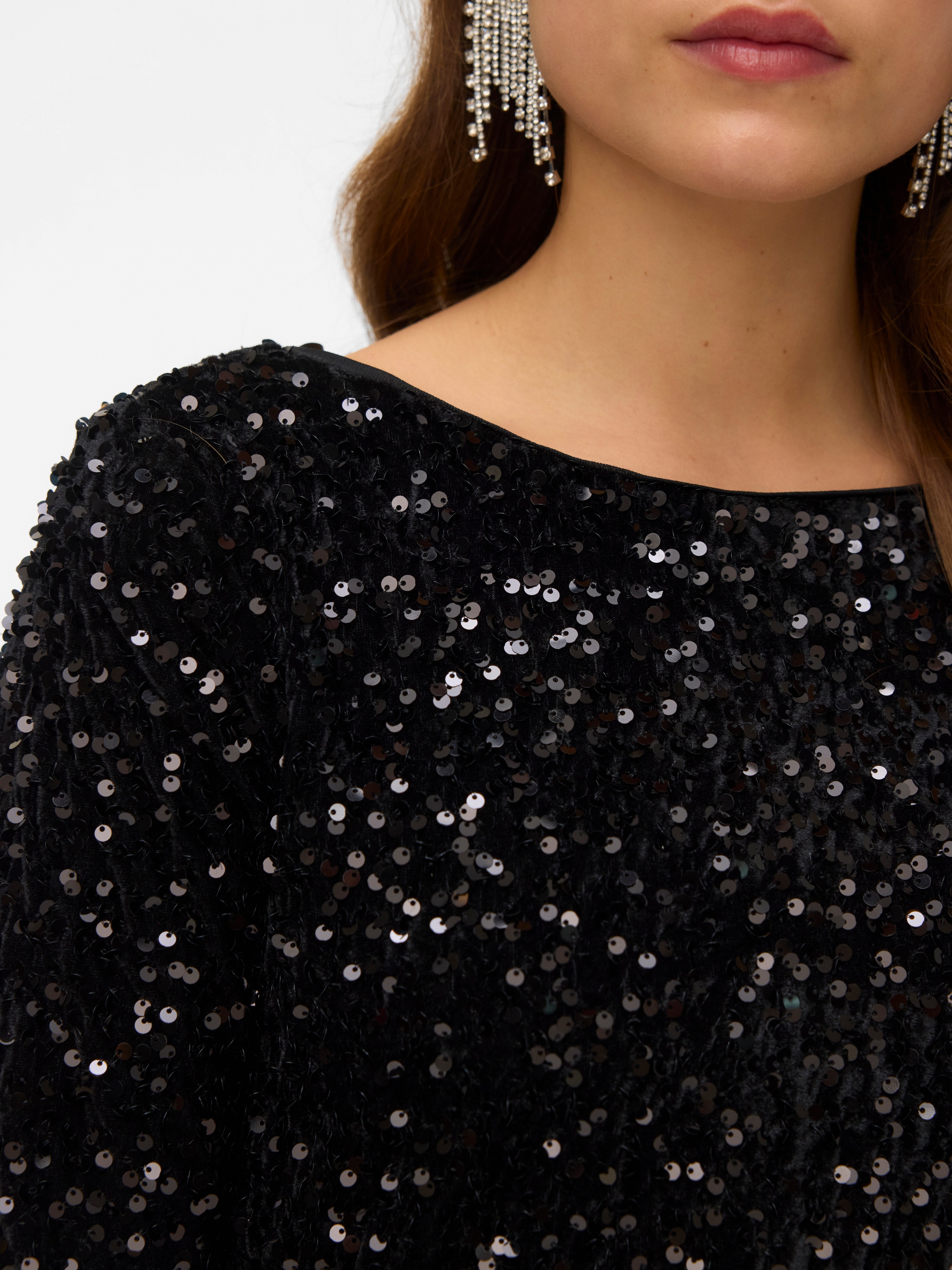 Vero Moda Midikleid "VMBELLA LS SHORT SQ DRESS JRS GA" Partykleid, festlich günstig online kaufen