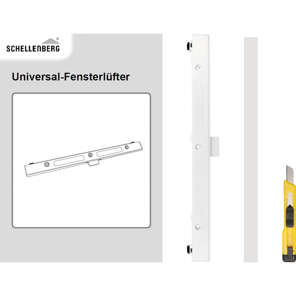 SCHELLENBERG Fensterfalzlüfter »Universal-Fensterlüfter«