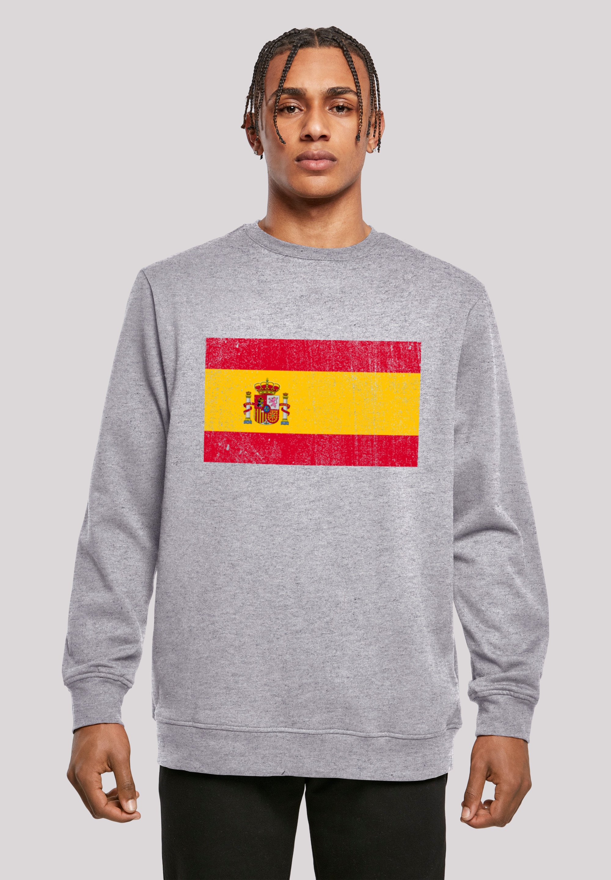 F4NT4STIC Kapuzenpullover »Spain Spanien Flagge distressed«, Print ▷ für |  BAUR