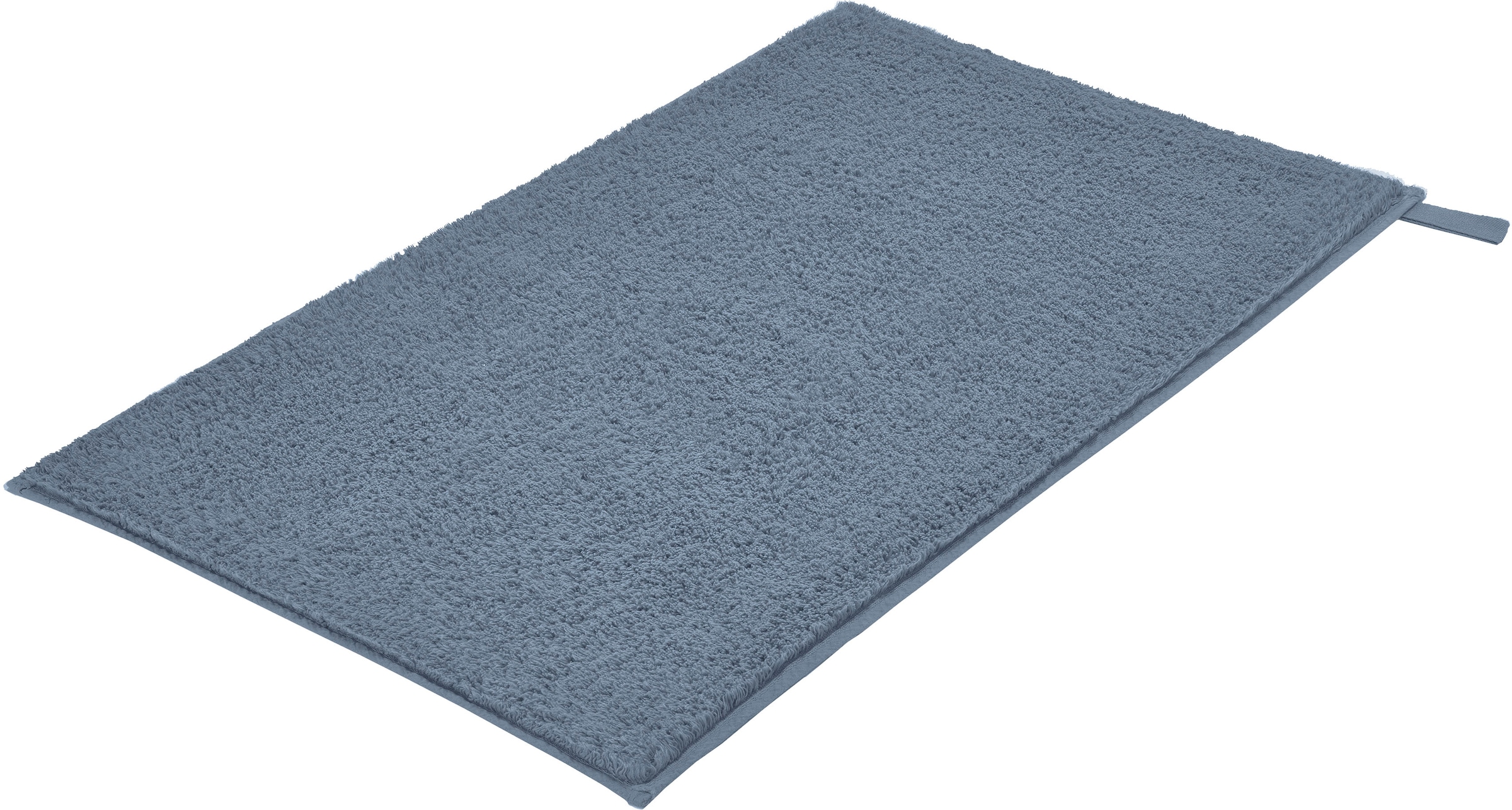 Kleine Wolke Badematte »Vita, Badvorleger, Badezimmer Teppich« Höhe 12 mm rutschhemmend beschichtet fußbodenheizungsgeeignet Badteppich, Uni Farben, mit Schlaufe