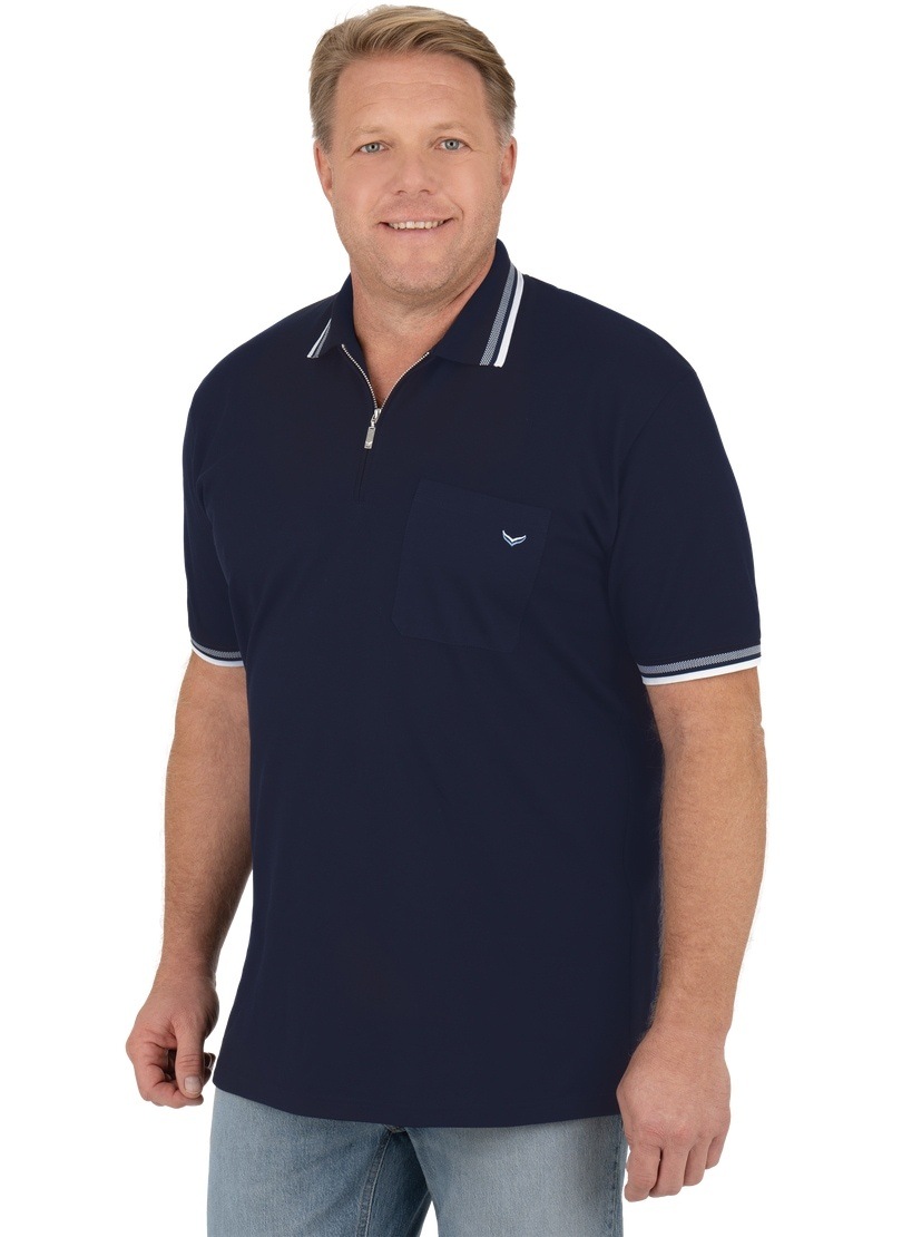 Trigema Poloshirt "TRIGEMA Poloshirt mit Reißverschluss", 1 Stk. günstig online kaufen