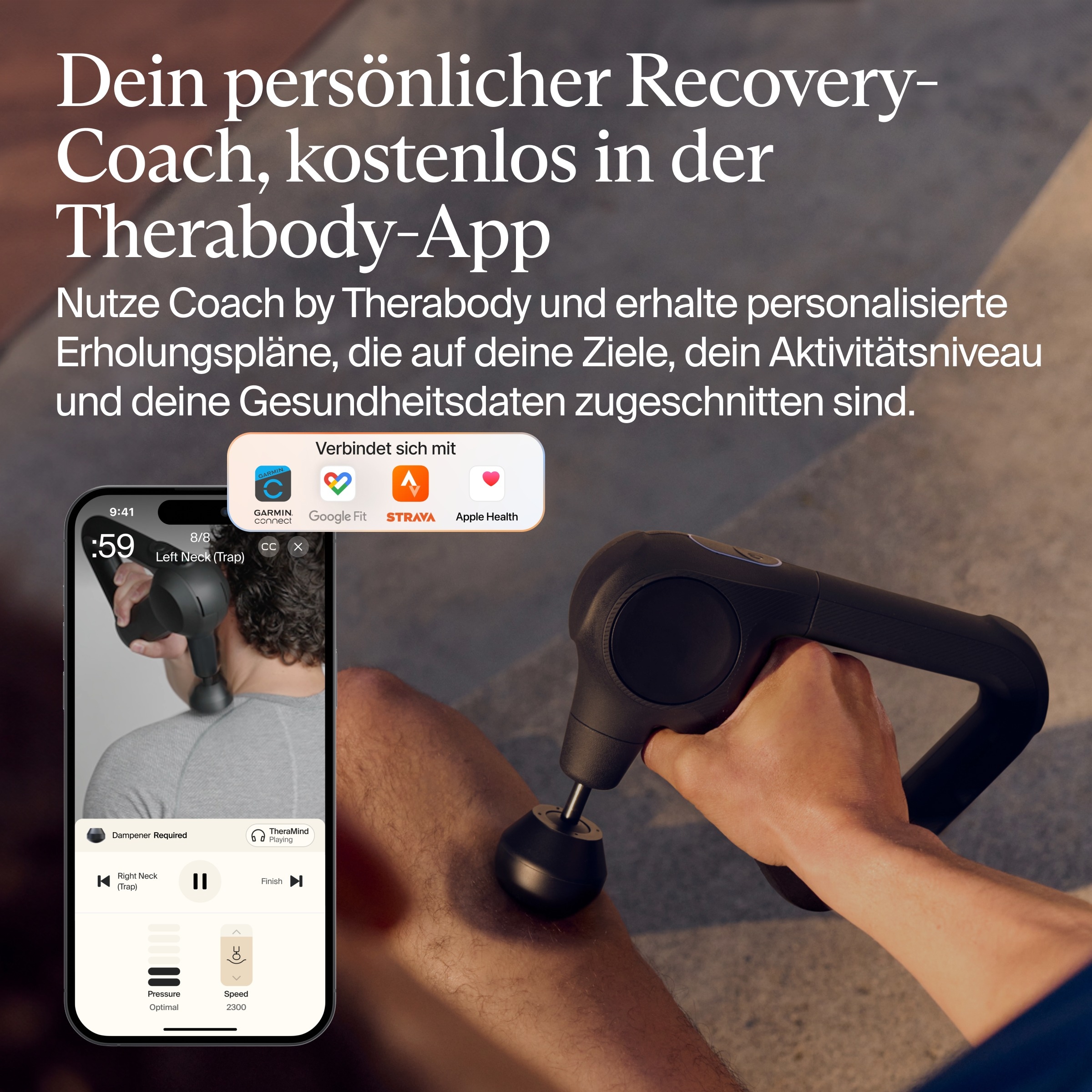 Therabody Massagepistole »Theragun Prime (6.Generation), robusten, stoßfesten Design«