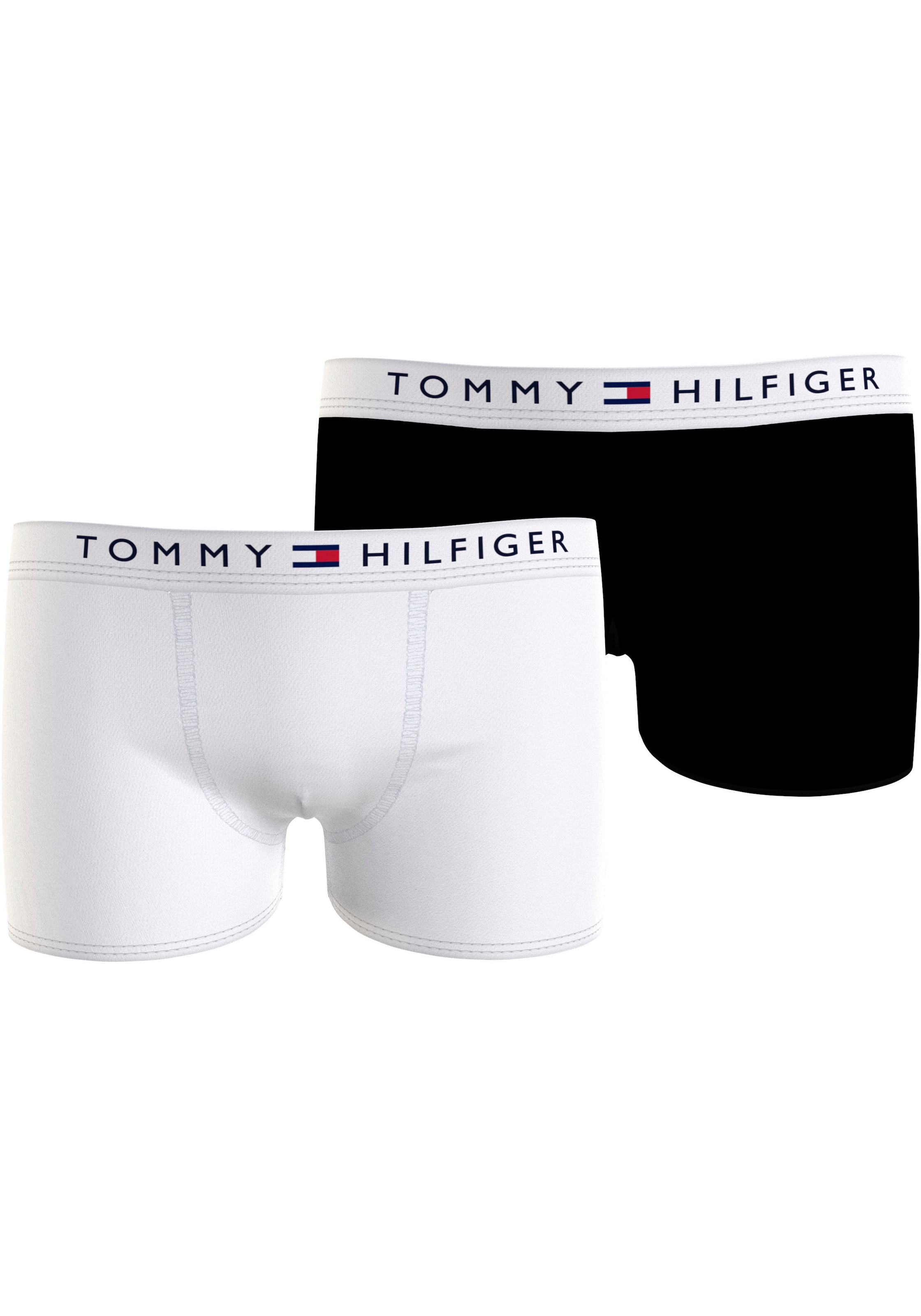 Tommy Hilfiger Underwear Trunk, (Packung, 2 St., 2er-Pack), mit Logo auf dem Taillenbund