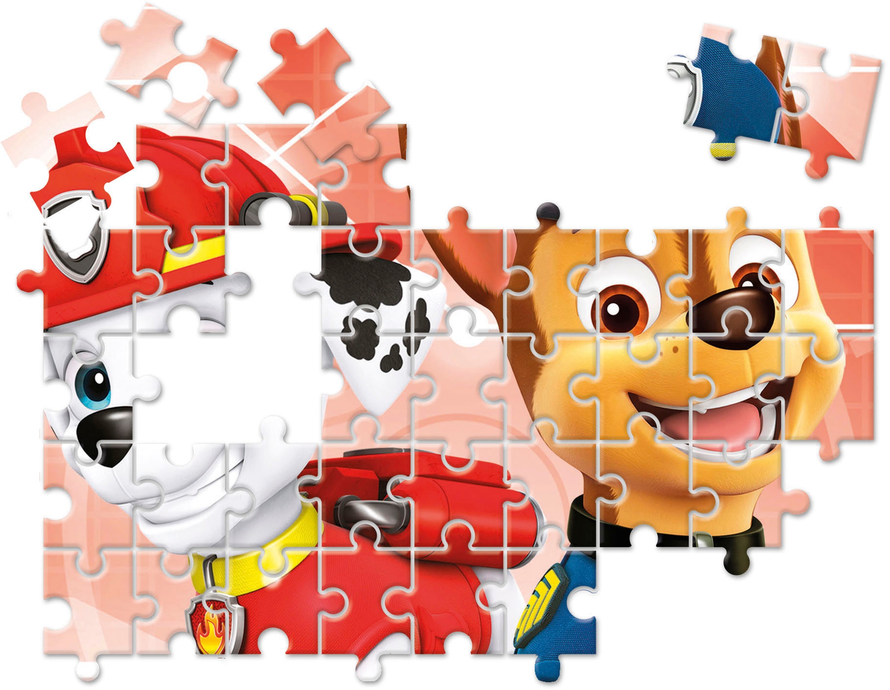 Clementoni® Puzzle »Supercolor, PAW Patrol 10 in1«, Made in Europe