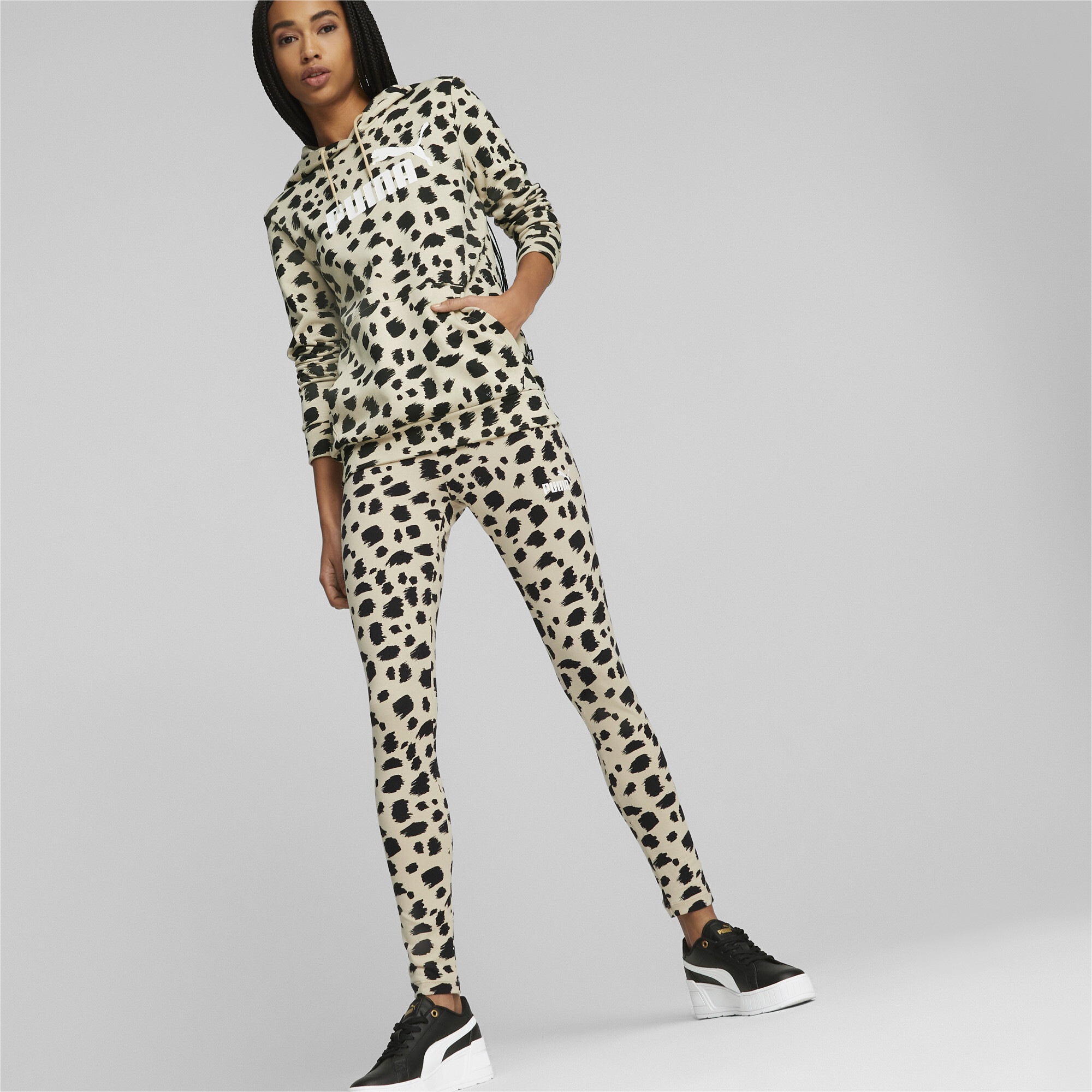 PUMA Sweatshirt »Essentials+ Animal Hoodie Damen«