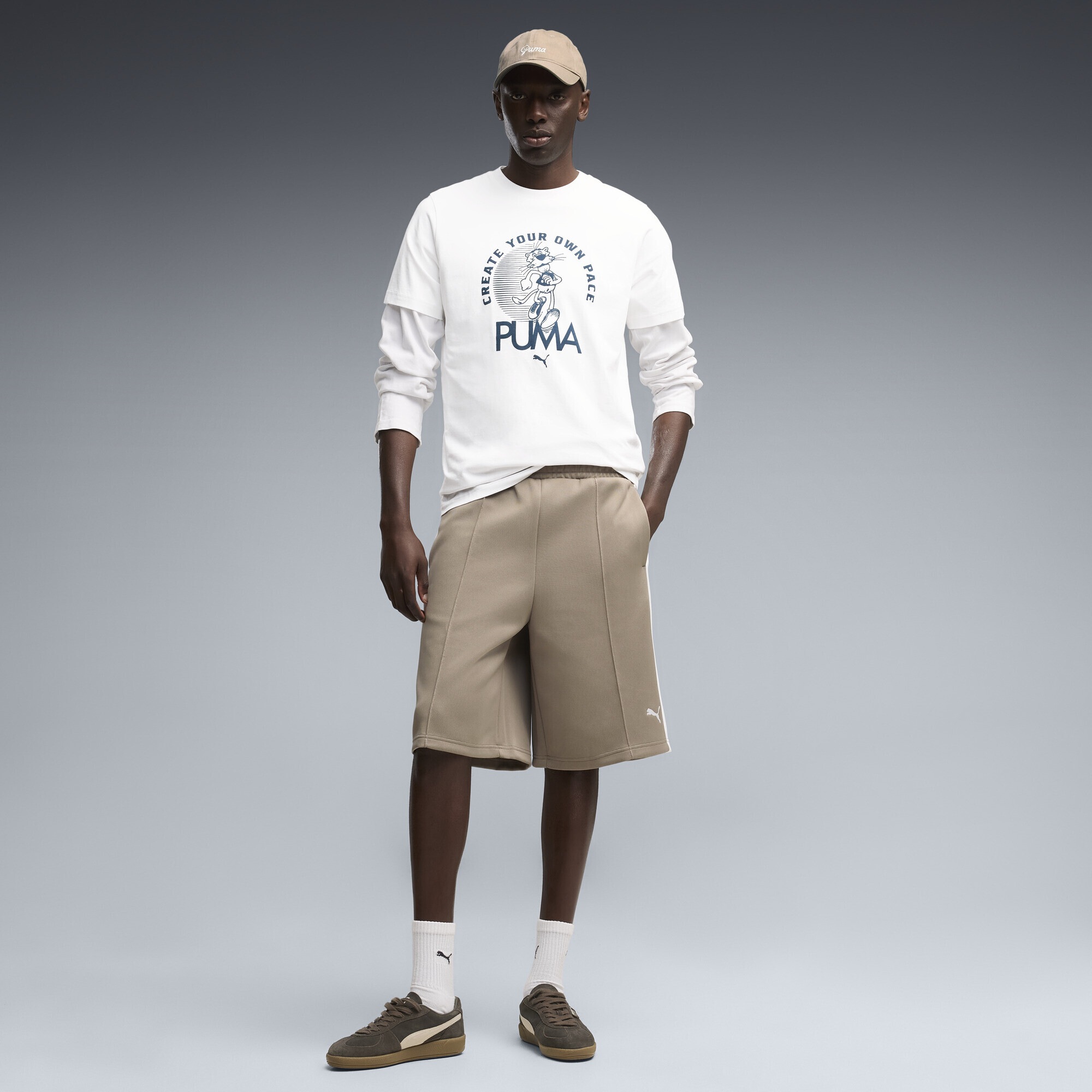 PUMA Sporthose »T7 Relaxed 9" Baggy Shorts Herren«