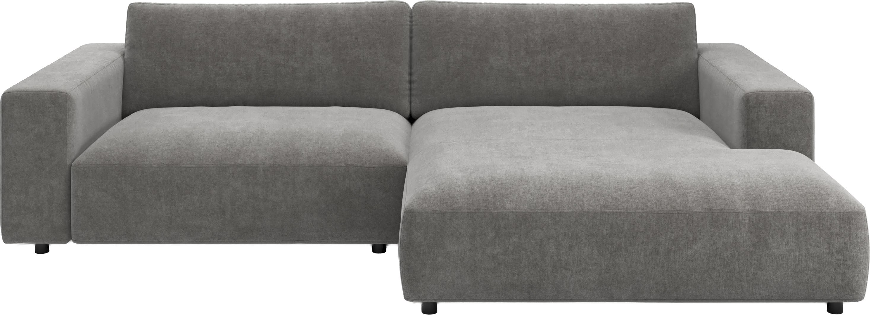 Musterring Ecksofa "MR LUCIA, Charakterstarker Lounge-Komfort von Musterring" XXL-Longchair, erstklassige Kammerkissen & zeitloser Look