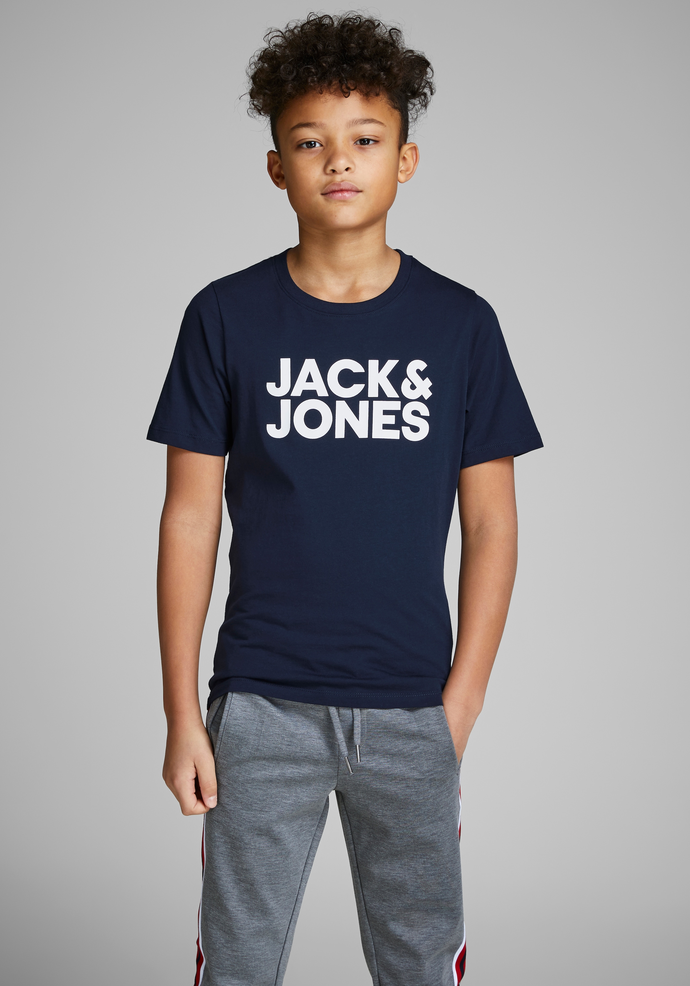 Jack & Jones Junior Rundhalsshirt »JJECORP LOGO TEE SS O-NECK NOOS JNR«