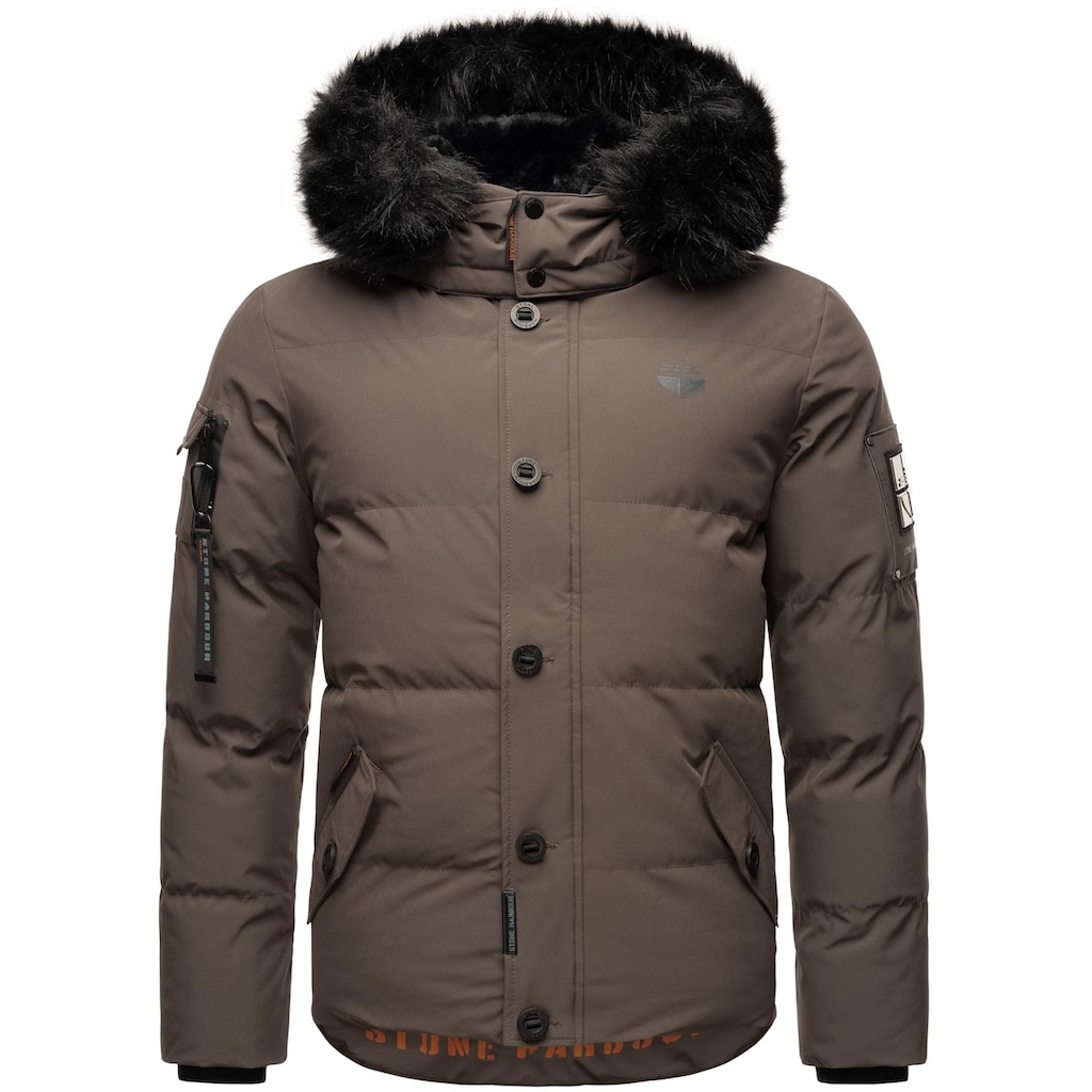 Stone Harbour Winterjacke »Halvaar«, mit Kapuze