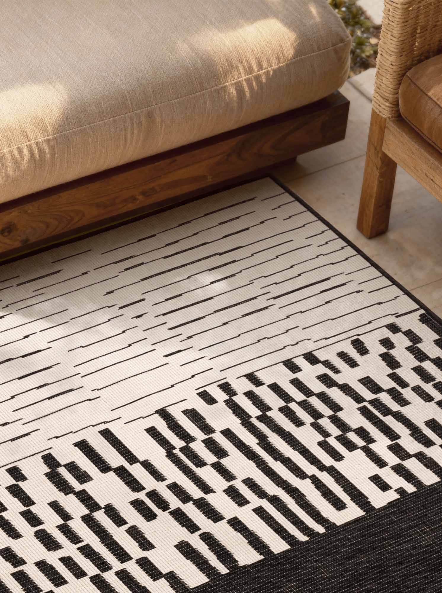 Ted Baker Teppich »Acacia« rechteckig 8 mm Höhe Designteppich, Wetterfest, Pflegeleicht, Modern, Wohnzimmer, Terrasse