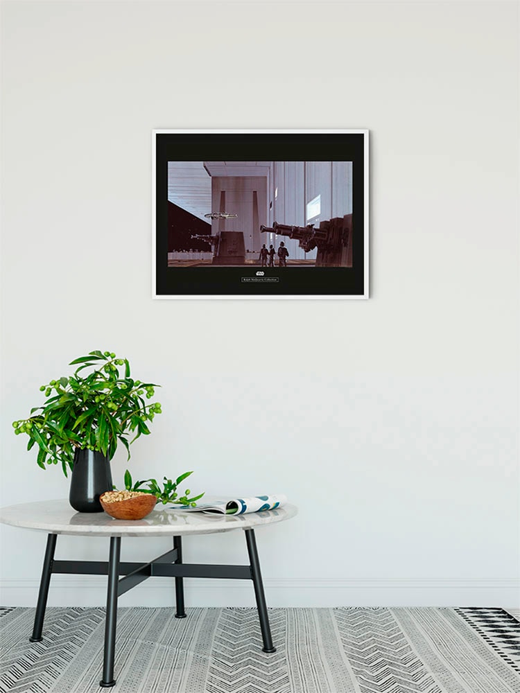 Komar Bild »Star Wars Classic RMQ Death Star Hangar« Star Wars 1 Stk. tlg. Wandbild zur Dekoration im Kinderzimmer - ohne Rahmen