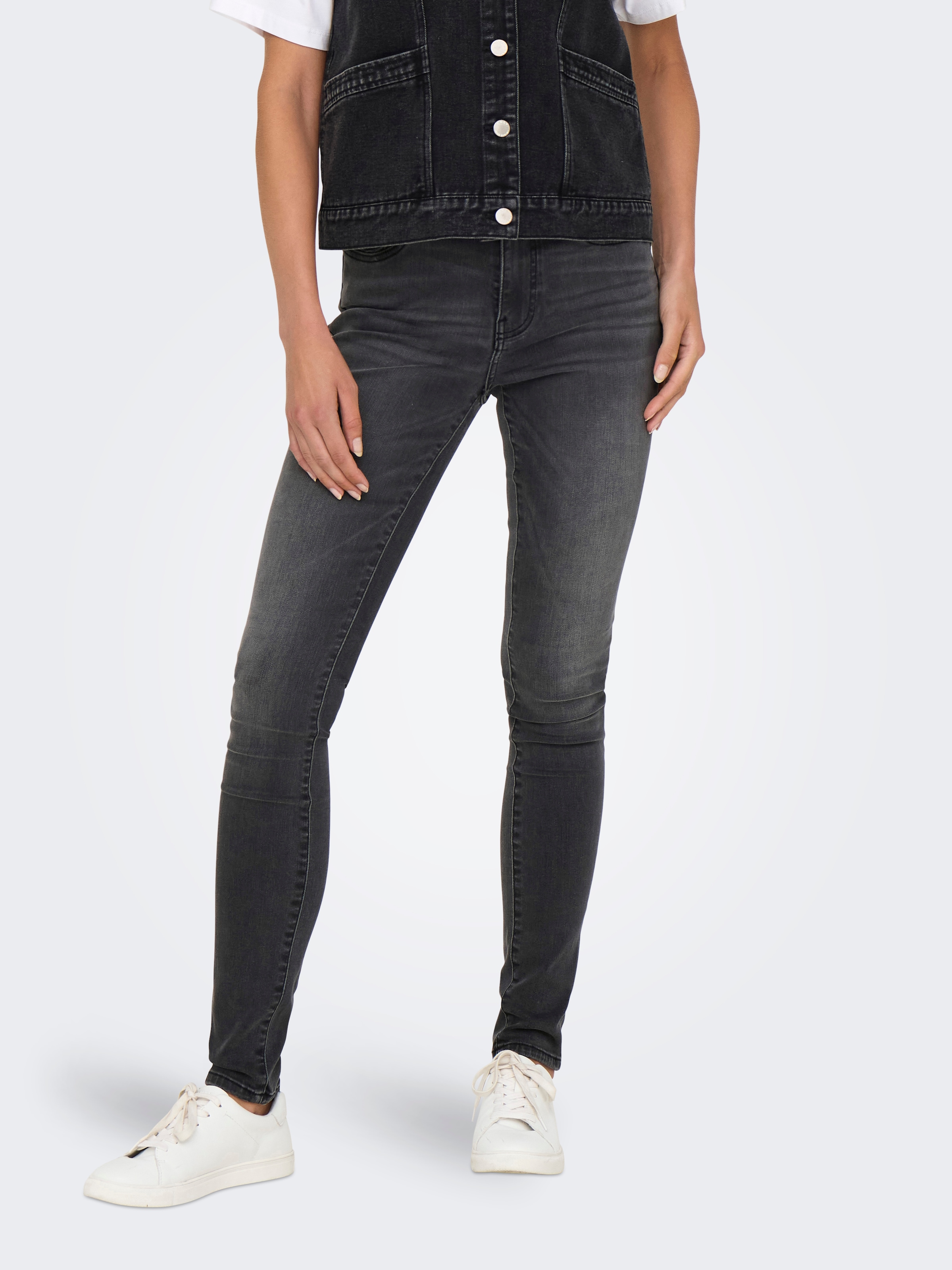 ONLY Skinny-fit-Jeans "ONLPAOLA HW SK ANA DNM X"