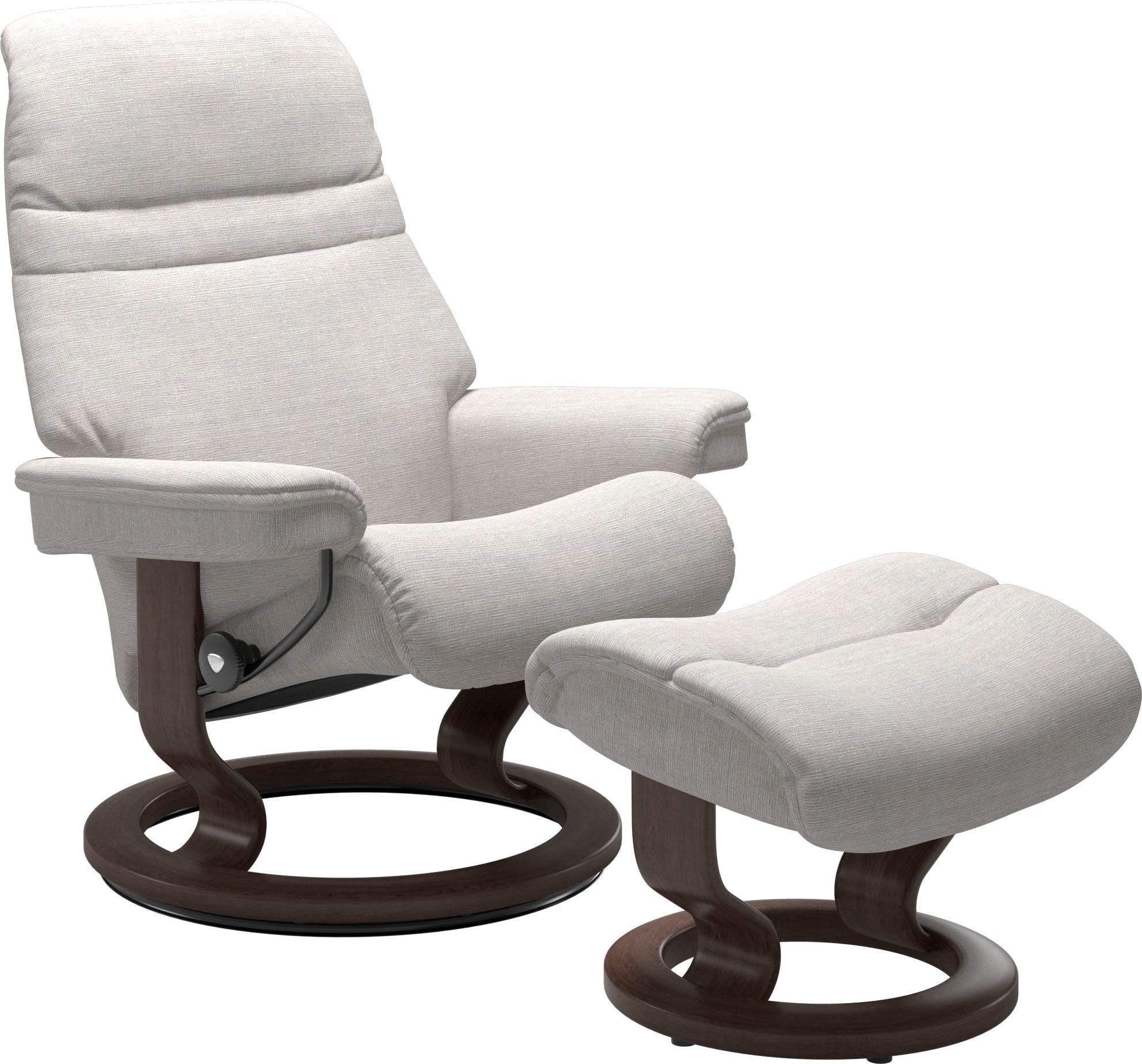 Stressless Fußhocker "Sunrise", mit Classic Base, Gestell Wenge